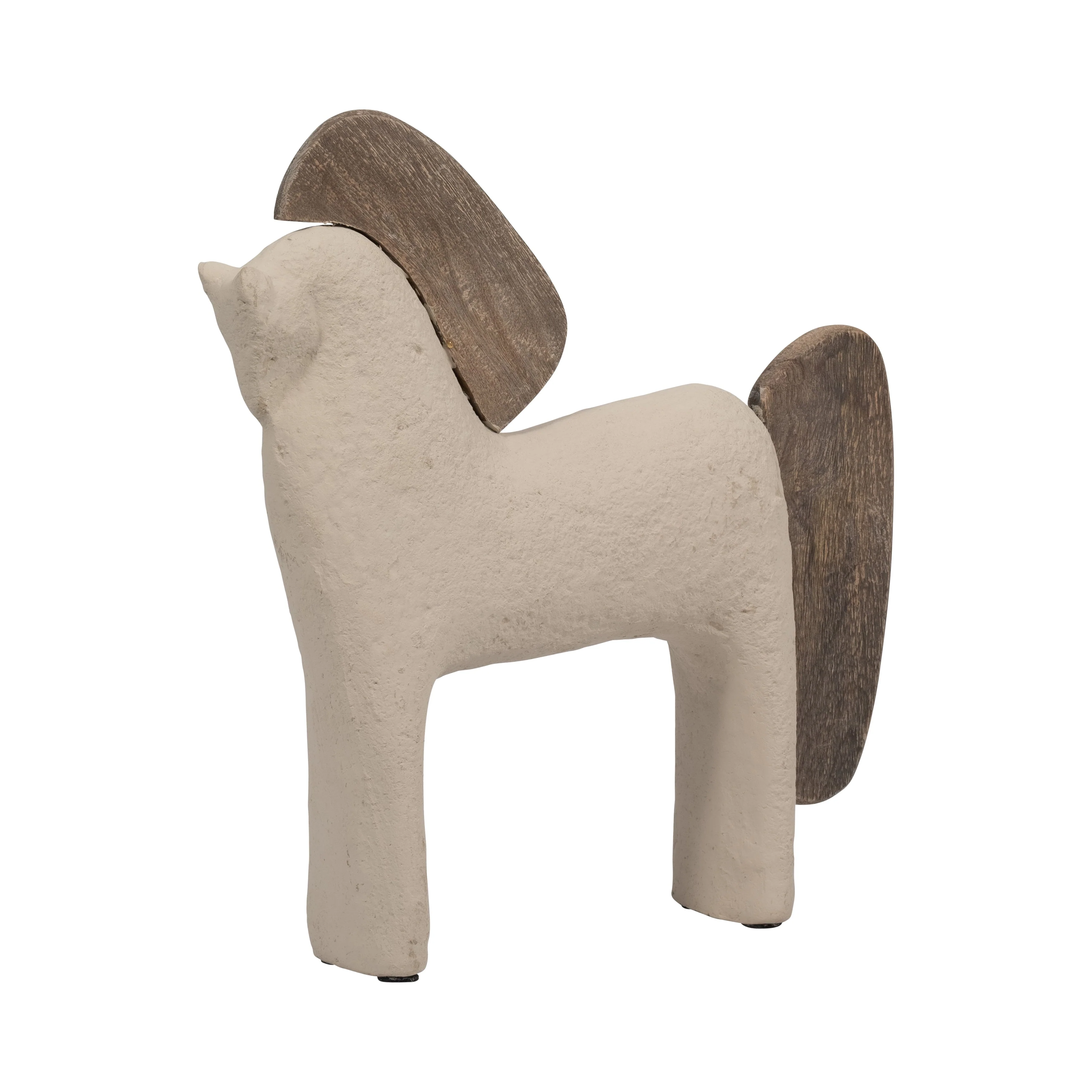 Ecomix, 12" Horse Deco, Ivory - Image 13