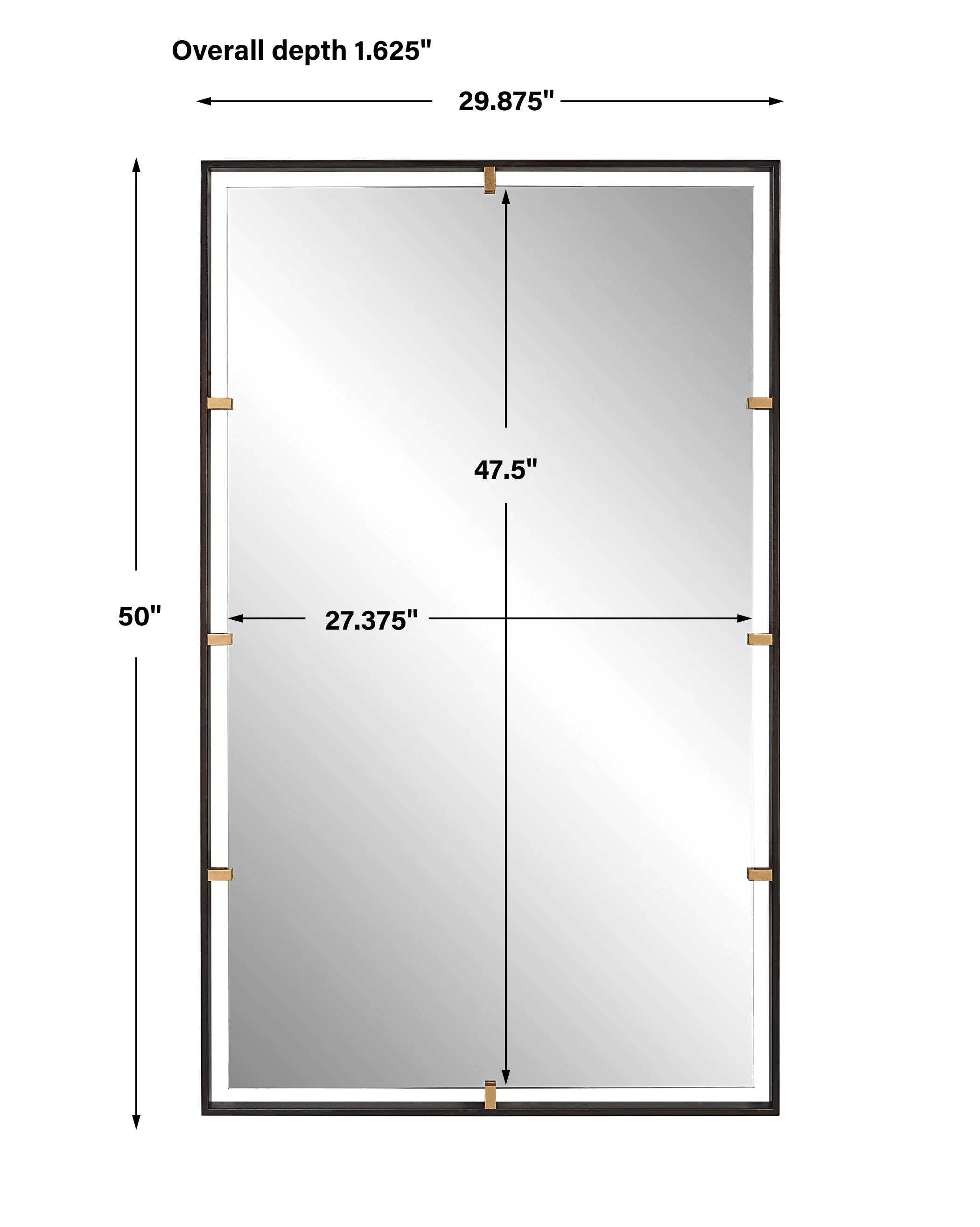 Egon Mirror, Bronze - Image 4