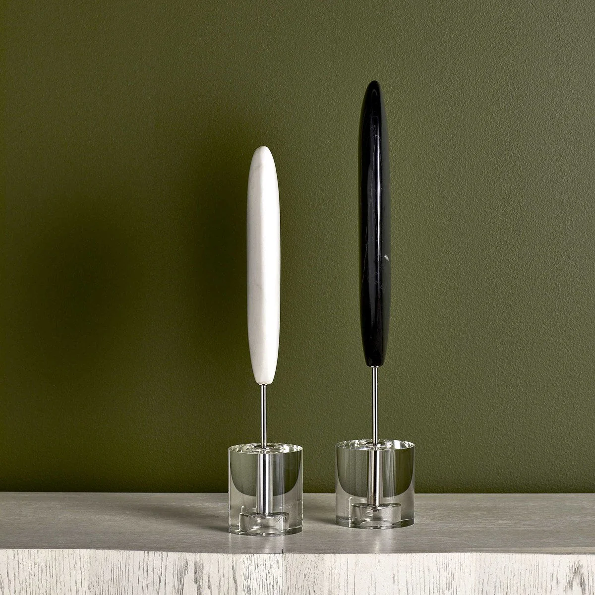 Ellipse Sculpture, Black - Image 2