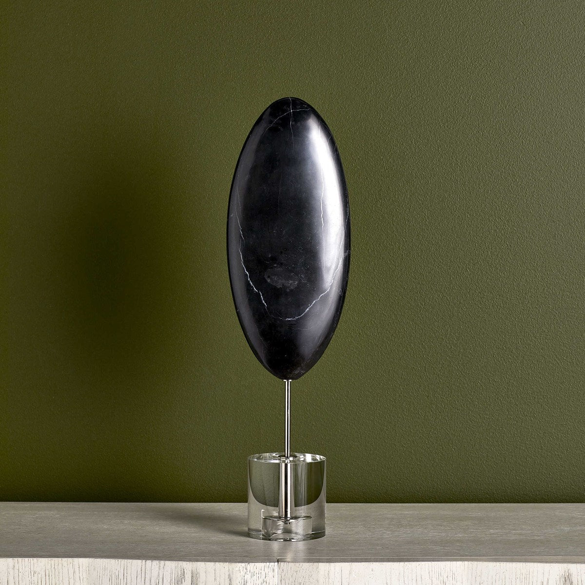 Ellipse Sculpture, Black - Image 4