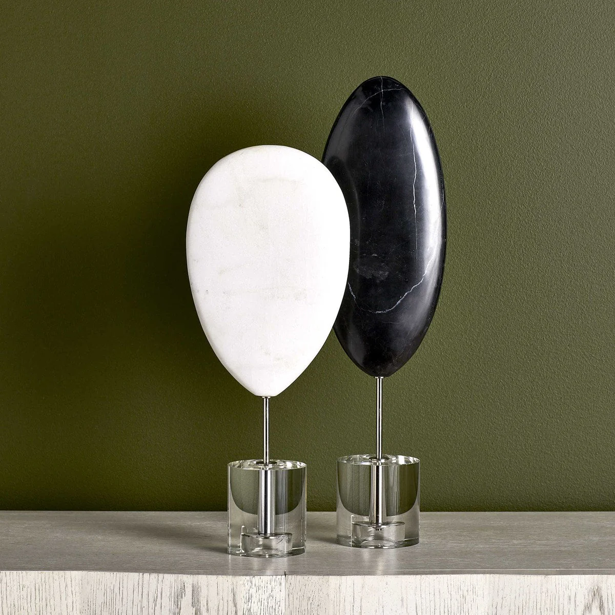 Ellipse Sculpture, White - Image 3