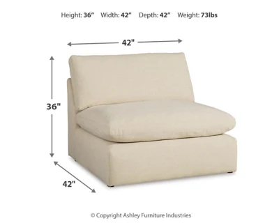 Elyza Armless Chair - Image 3