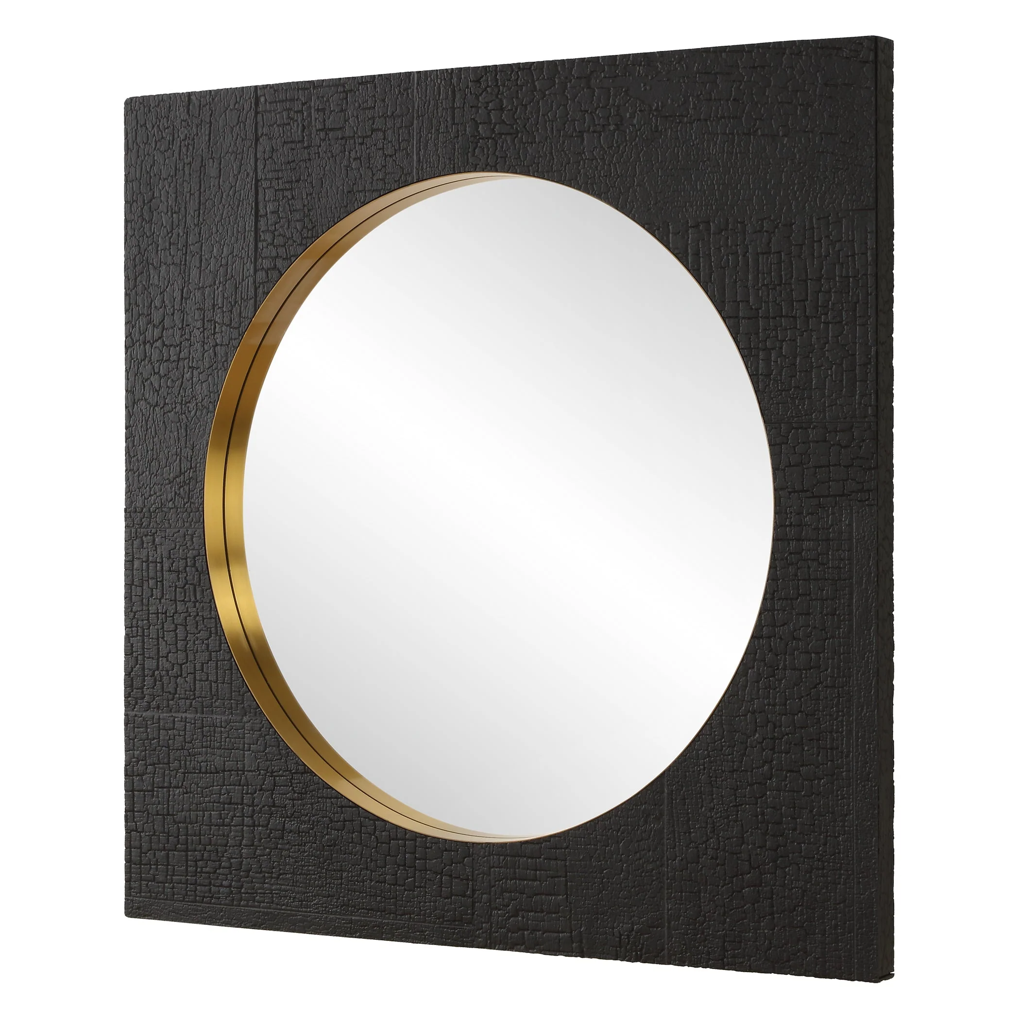 Ember Black Square Mirror - Image 5