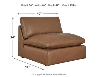 Emilia Armless Chair - Image 3