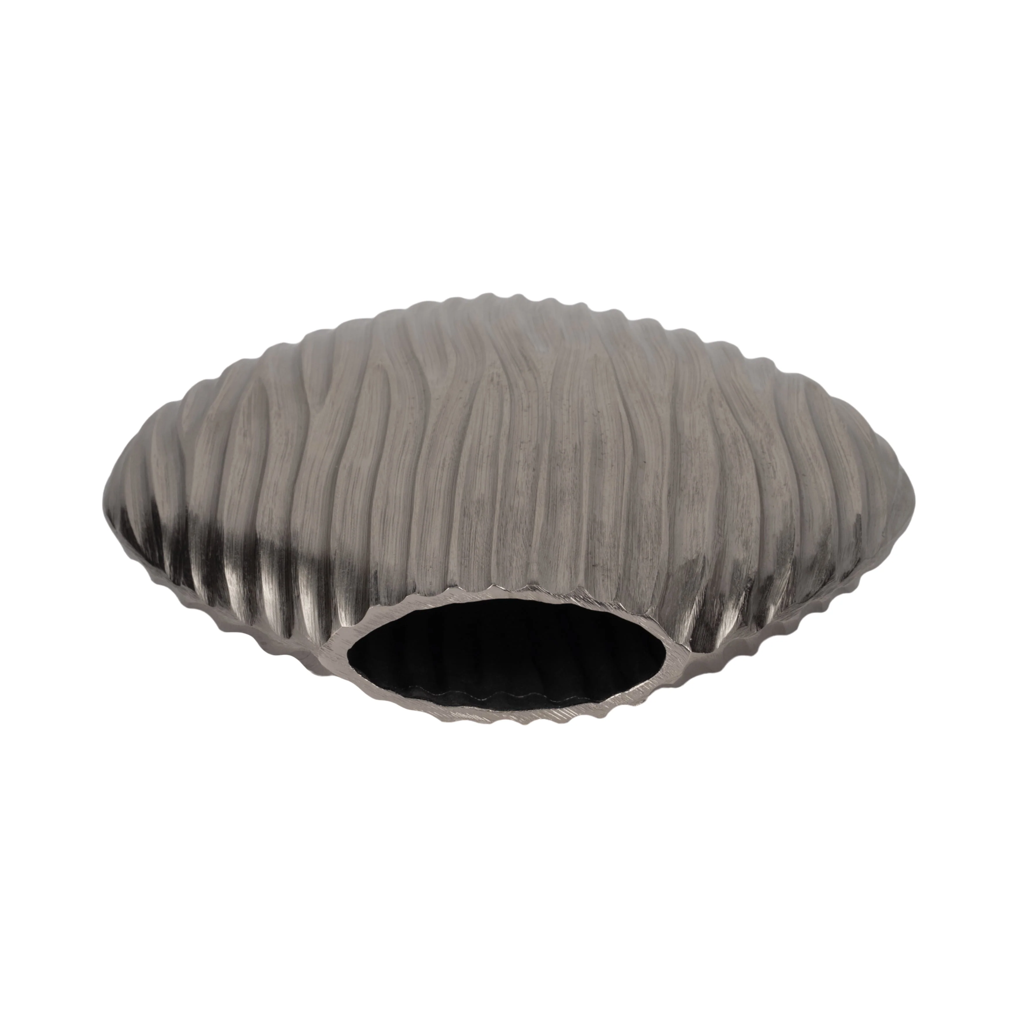 EV19178-02 |Metal, 13" Forli Medium Silver Vase - Image 6