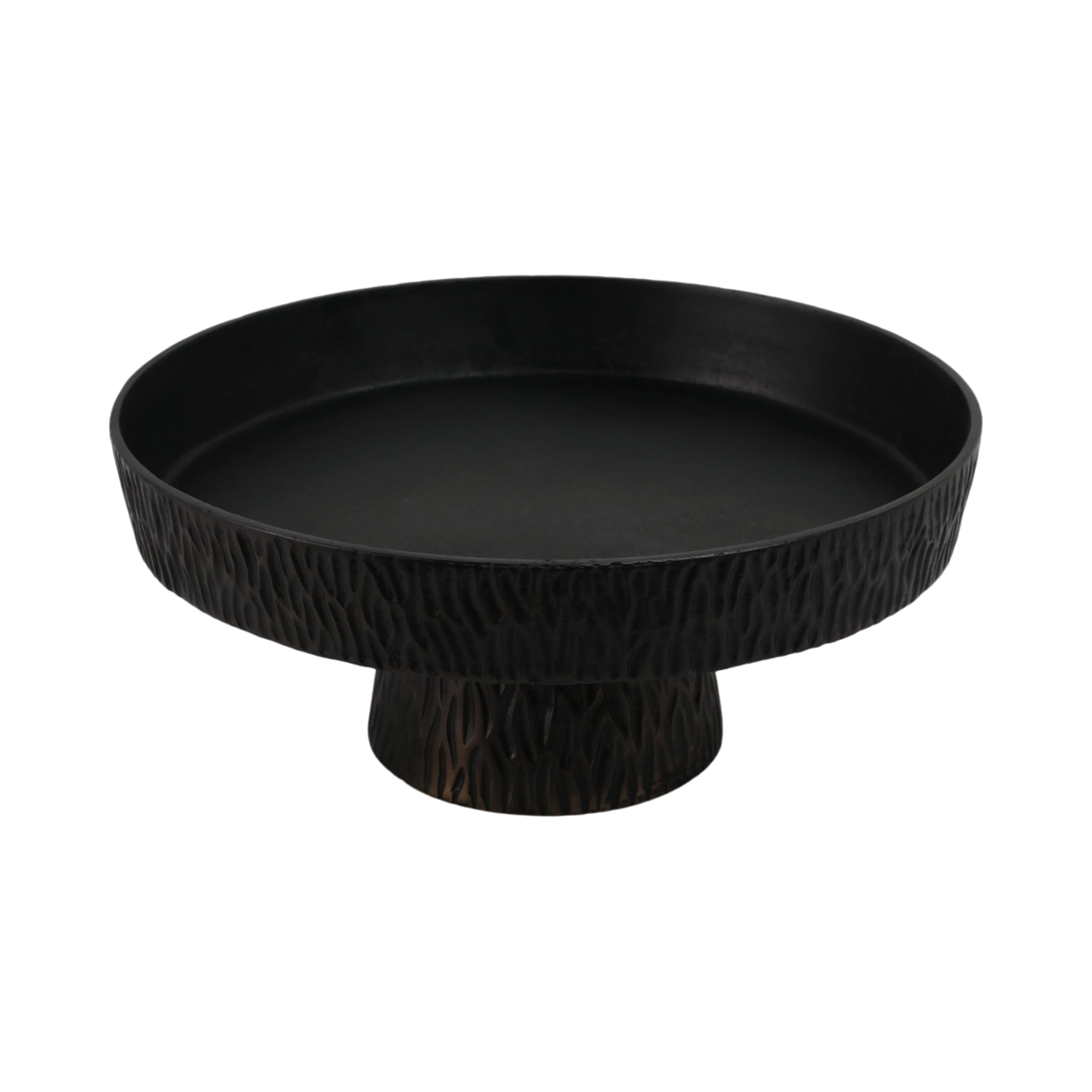 EV19193 |14" Cali Metal Pedestal Tray, Black - Image 8