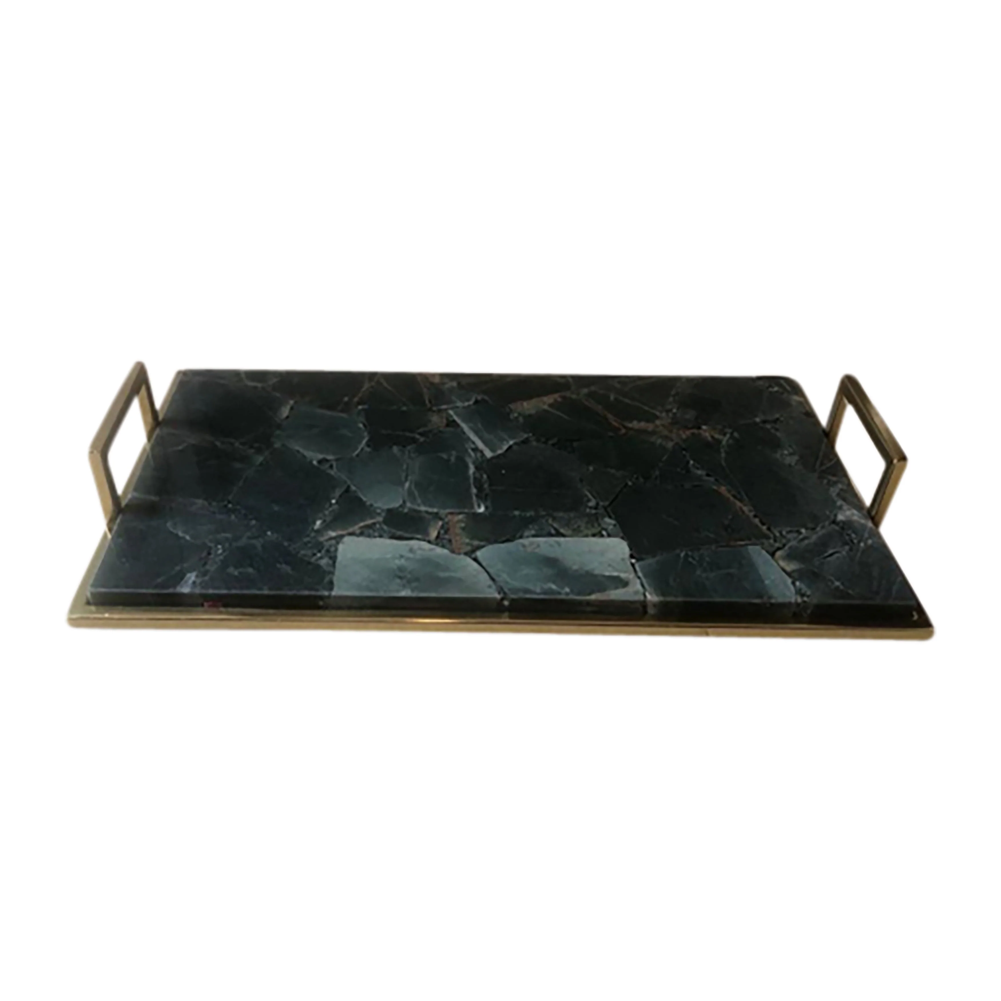 EV19342-02  27" RAFAEL TRAVERTINE TRAY, NATURAL( Sagebrook Home  ) - Image 2
