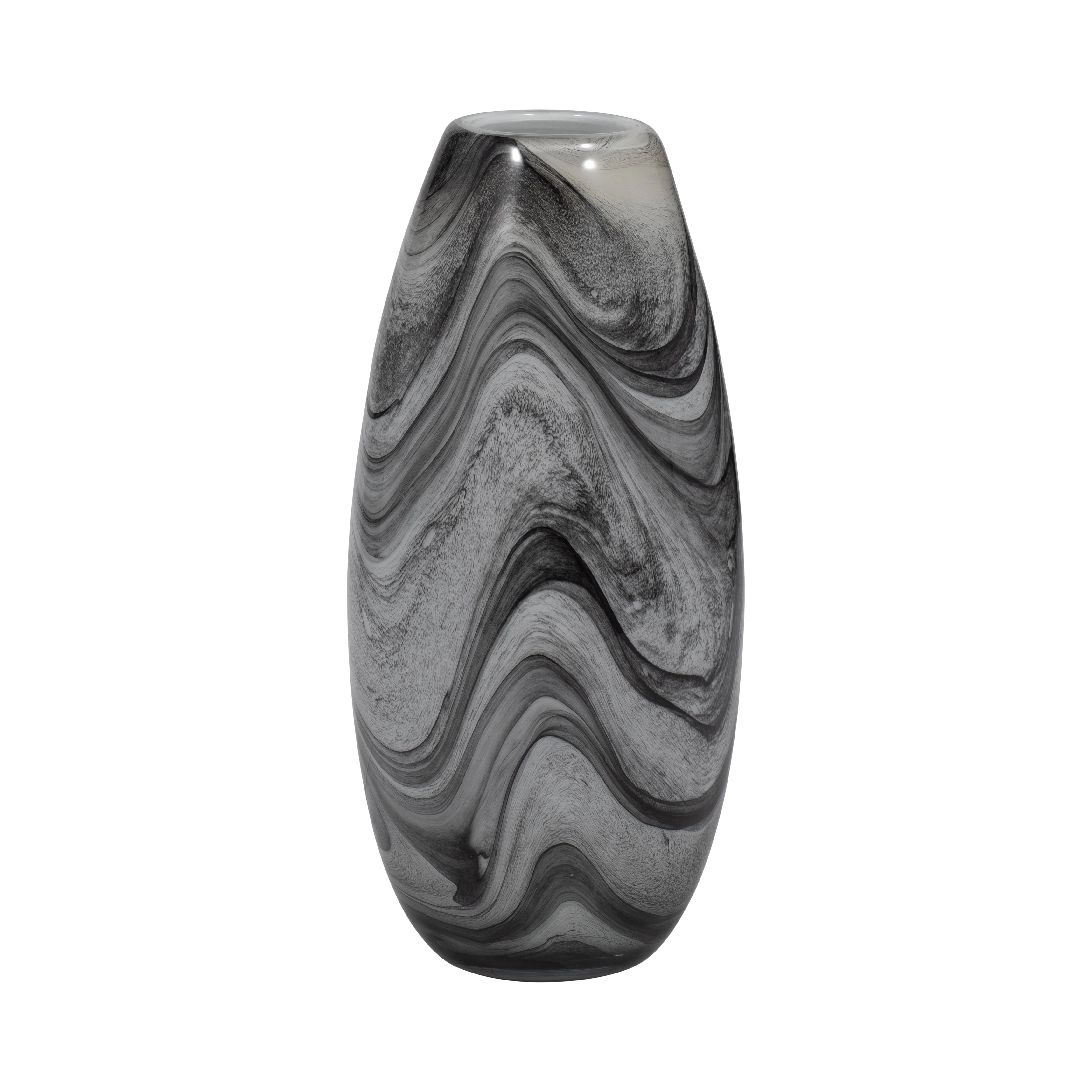EV19692-01  12" MAUER SLEEK METAL GRAY VASE( Sagebrook Home  ) - Image 4