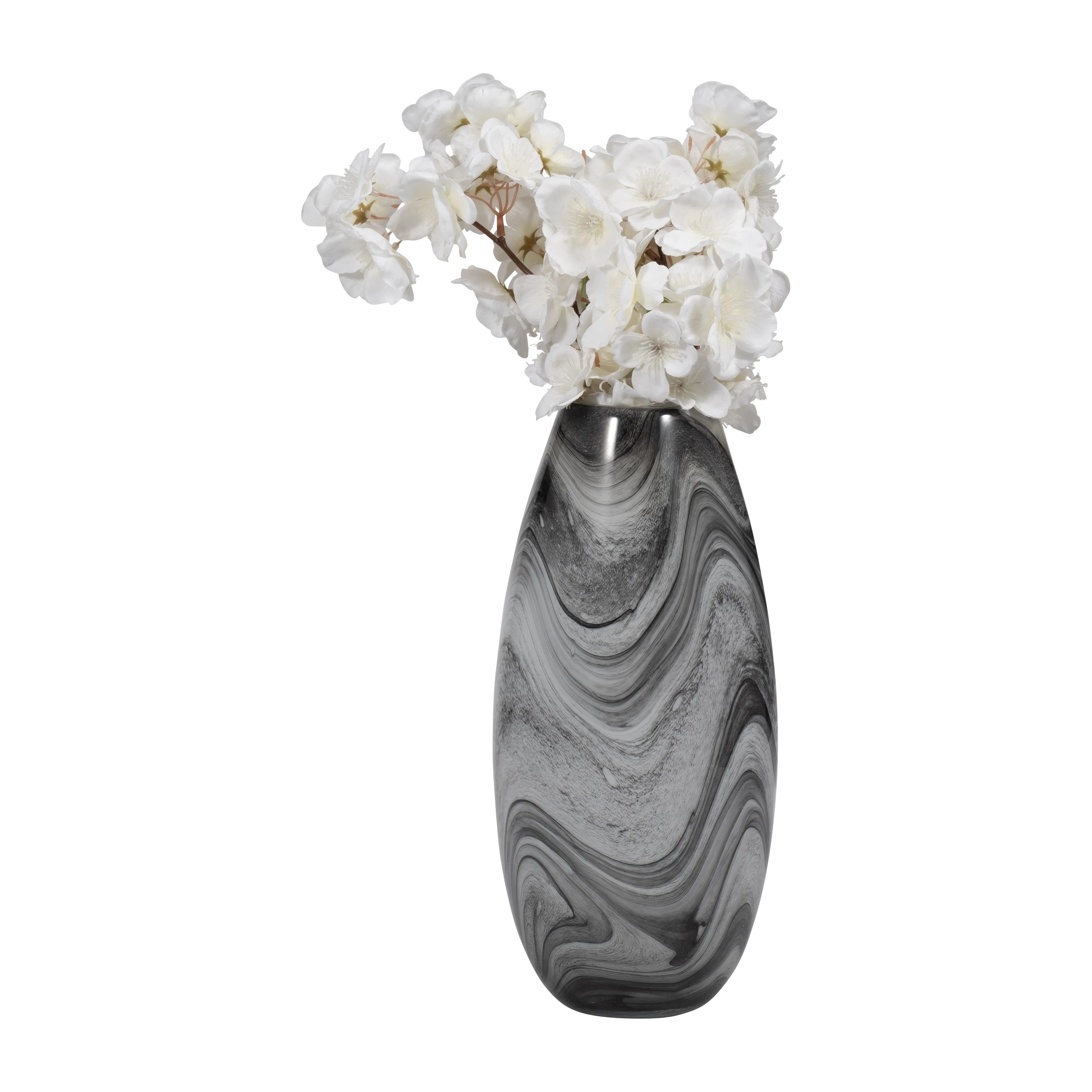 EV19692-01  12" MAUER SLEEK METAL GRAY VASE( Sagebrook Home  ) - Image 5