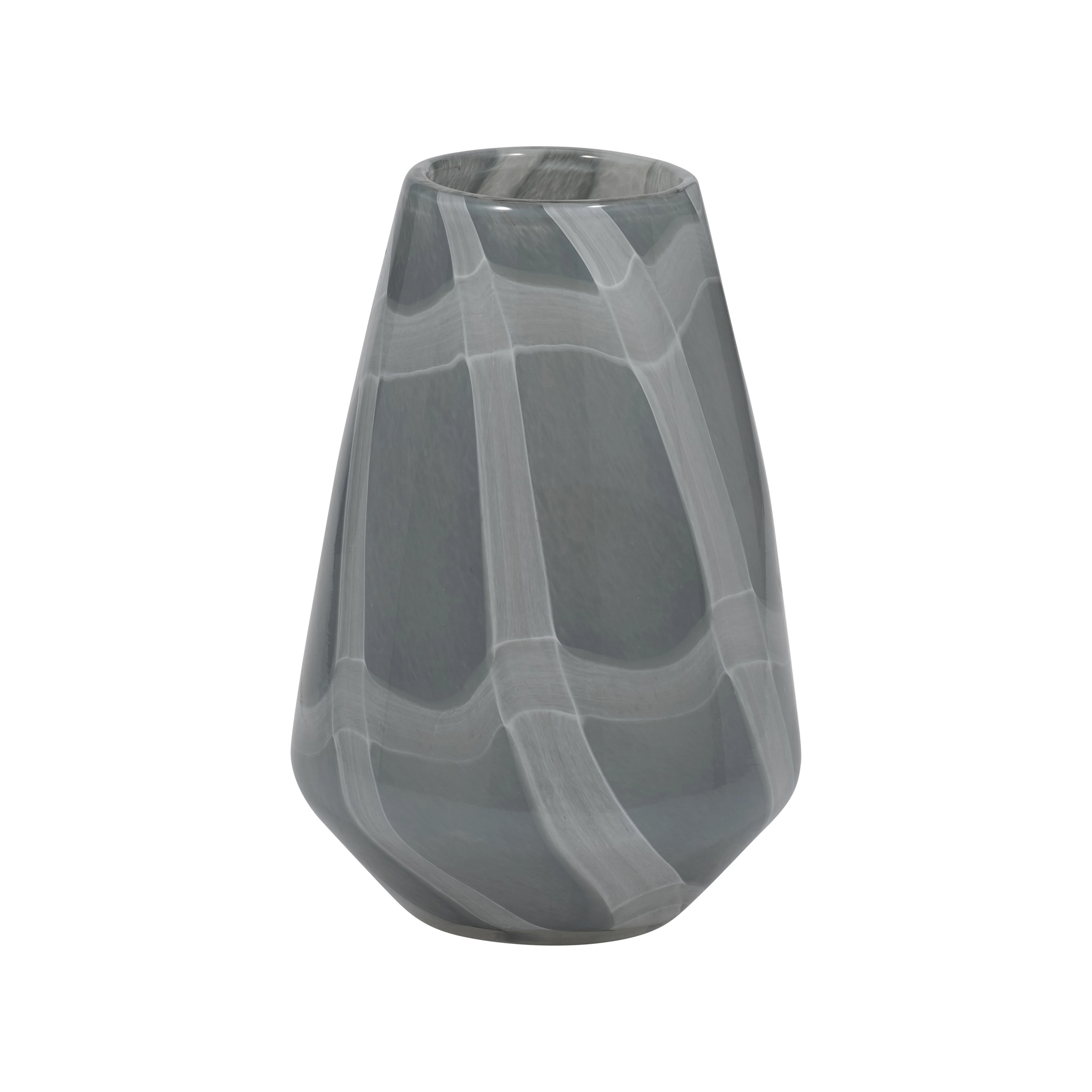 EV19697-01  13" FOLEY SMALL NATURAL GLASS VASE( Sagebrook Home  ) - Image 4