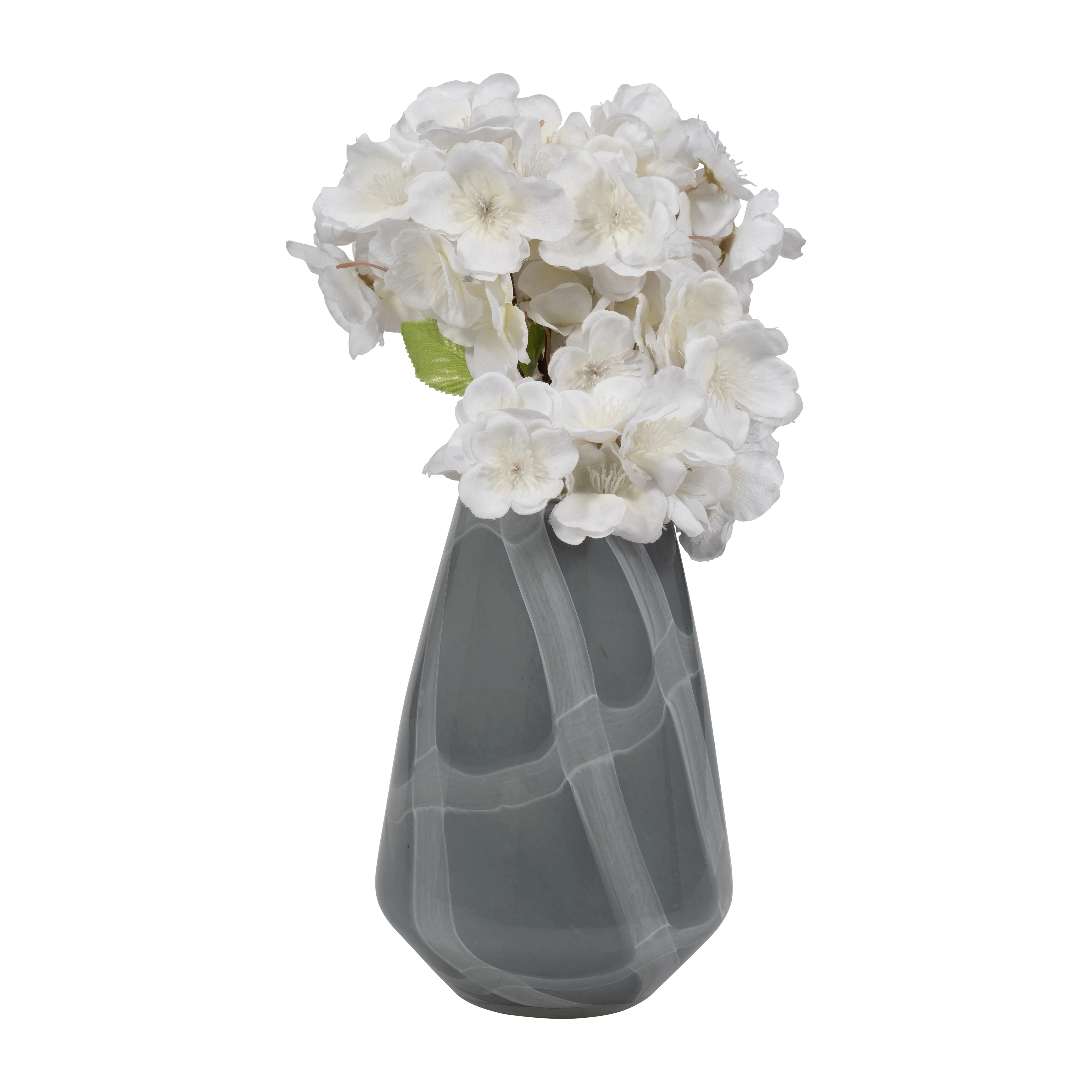 EV19697-01  13" FOLEY SMALL NATURAL GLASS VASE( Sagebrook Home  ) - Image 5