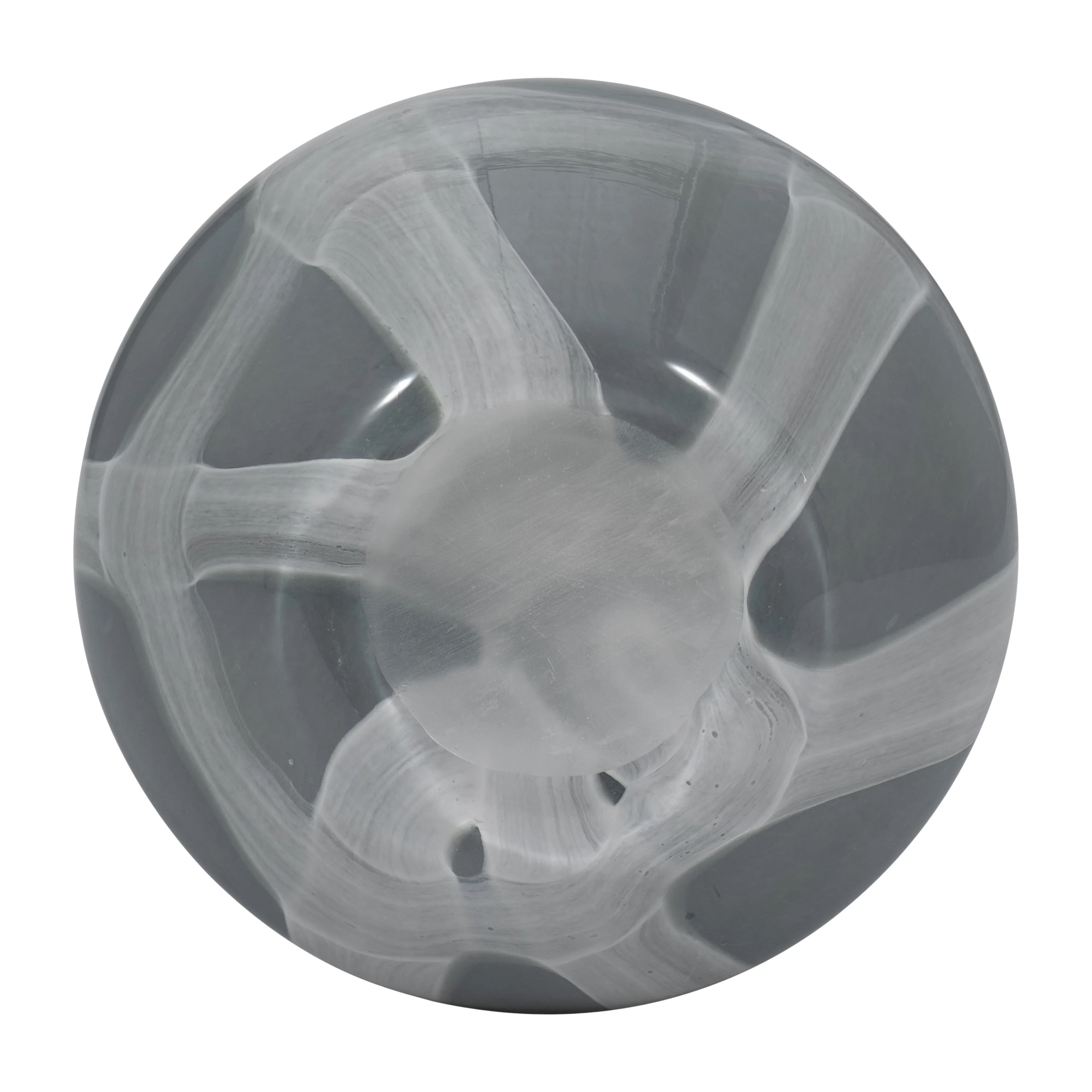 EV19697-02 15" KATRINA GRAY SWIRL MEDIUM GLASS VASE( Sagebrook Home ) - Image 8