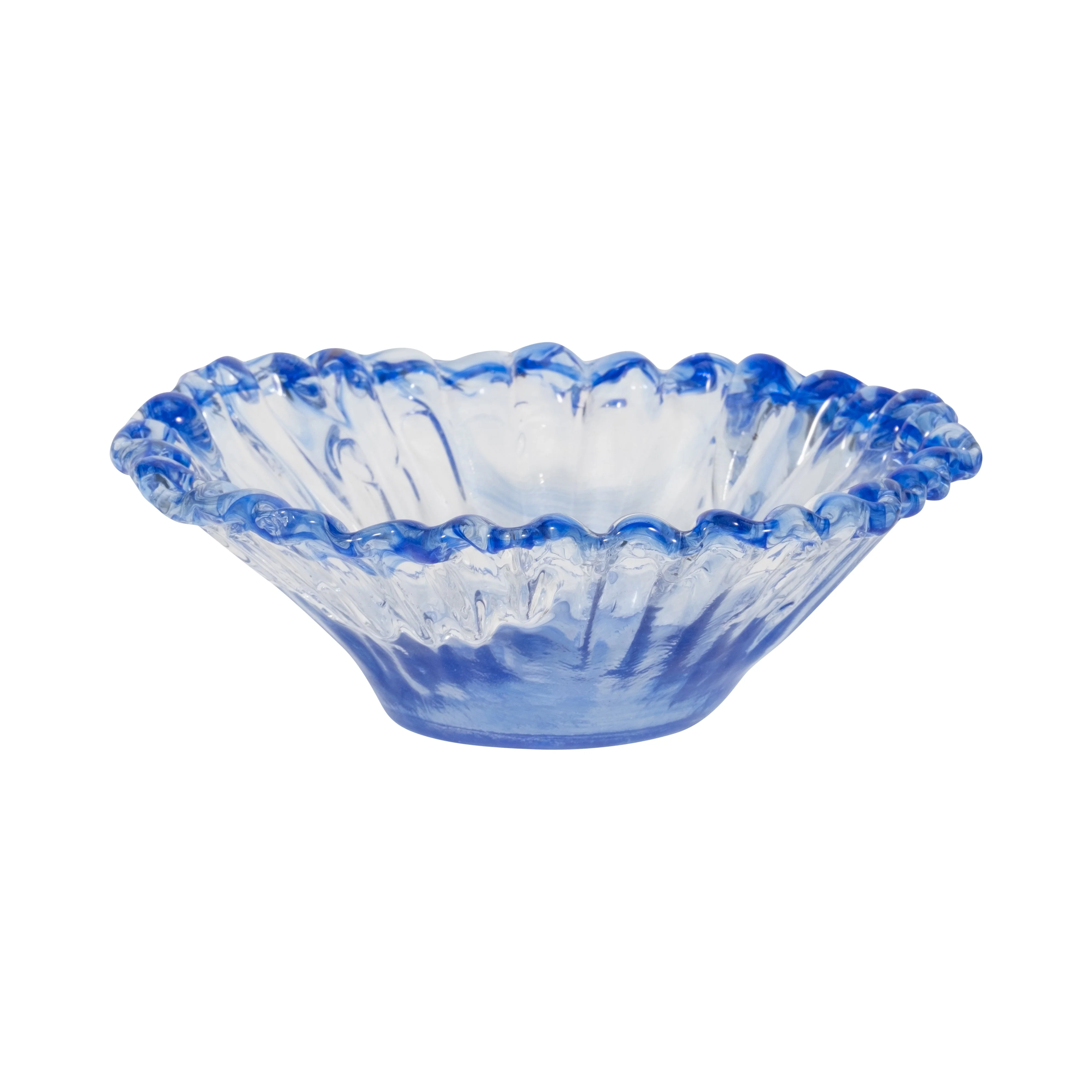 EV19699-01  8" AMALDA SMALL BLUE GLASS VASE( Sagebrook Home  ) - Image 6