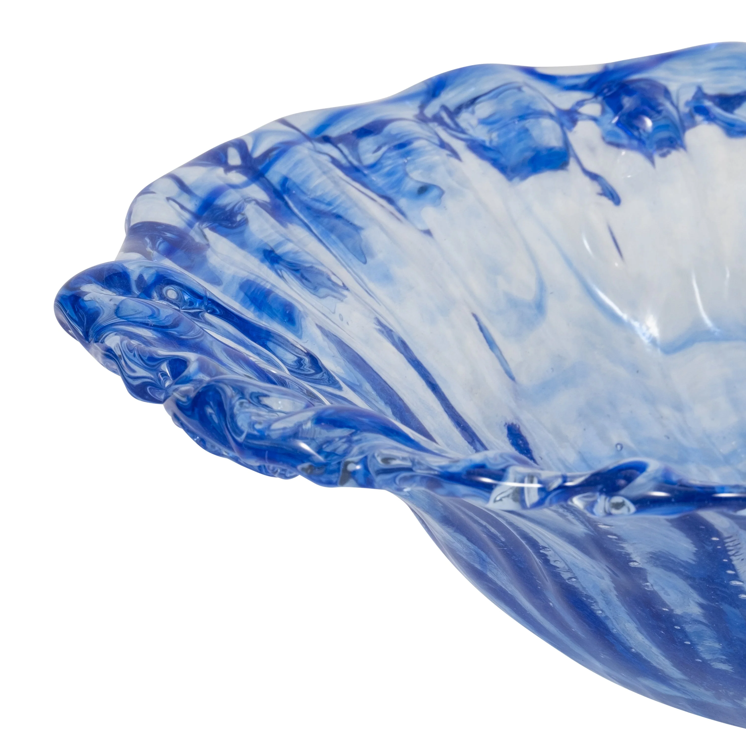 EV19699-02 9" AMALDA MEDIUM BLUE GLASS VASE( Sagebrook Home ) - Image 8