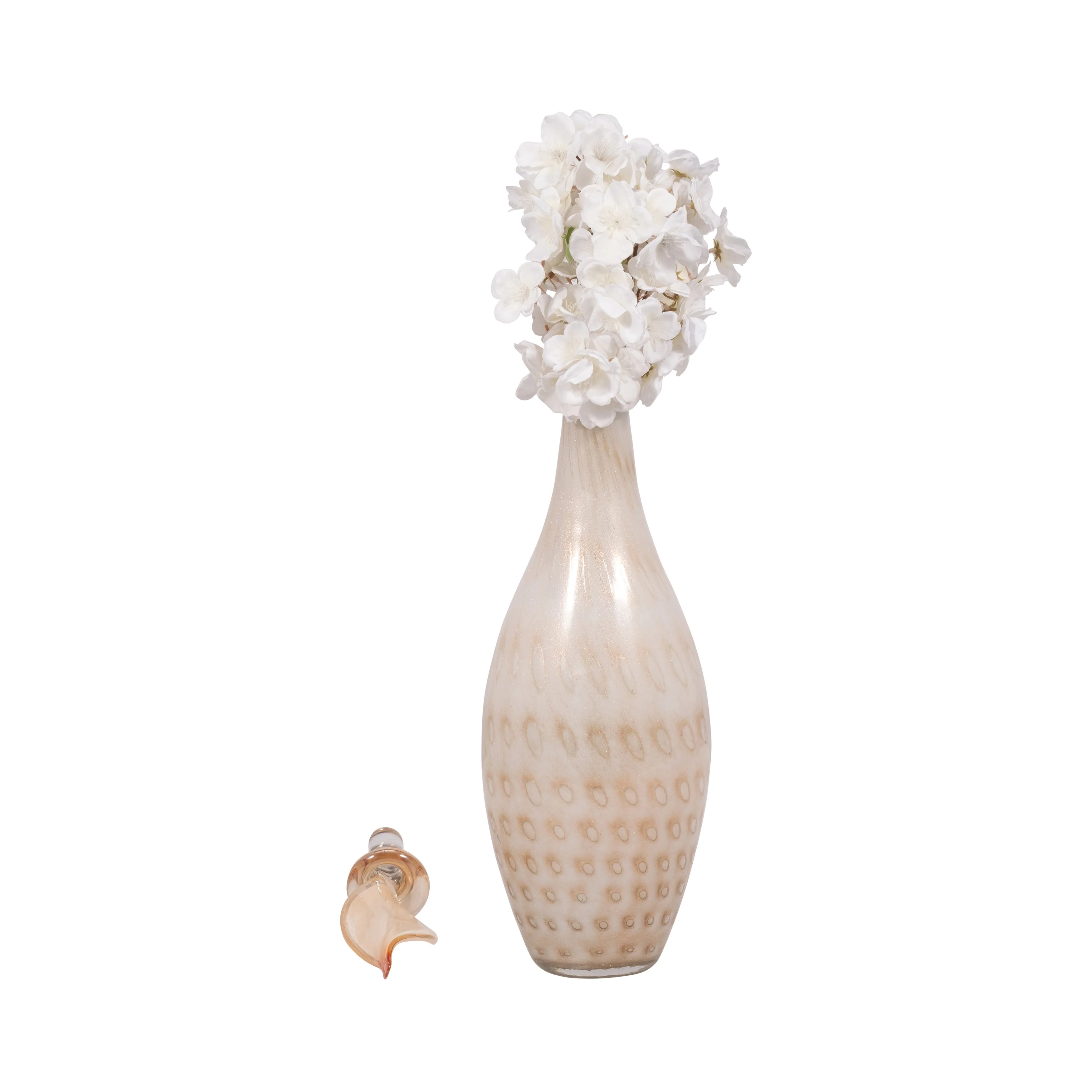 EV19703-03 7" KARNORA CURLY VASE, NATURAL( Sagebrook Home ) - Image 2