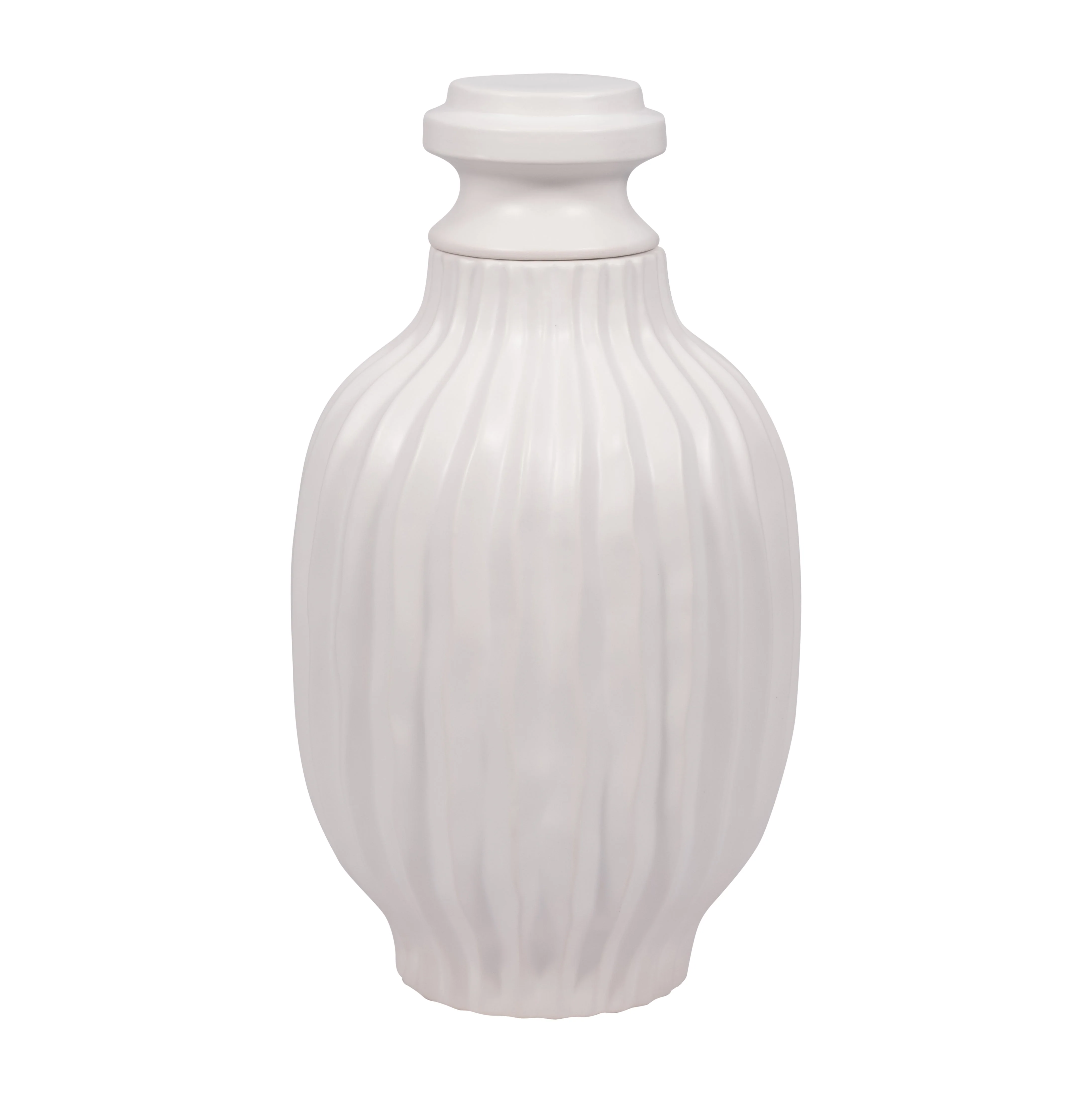 EV19852-02 FENTON SMALL CERAMIC LIDDED JAR( Sagebrook Home ) - Image 3