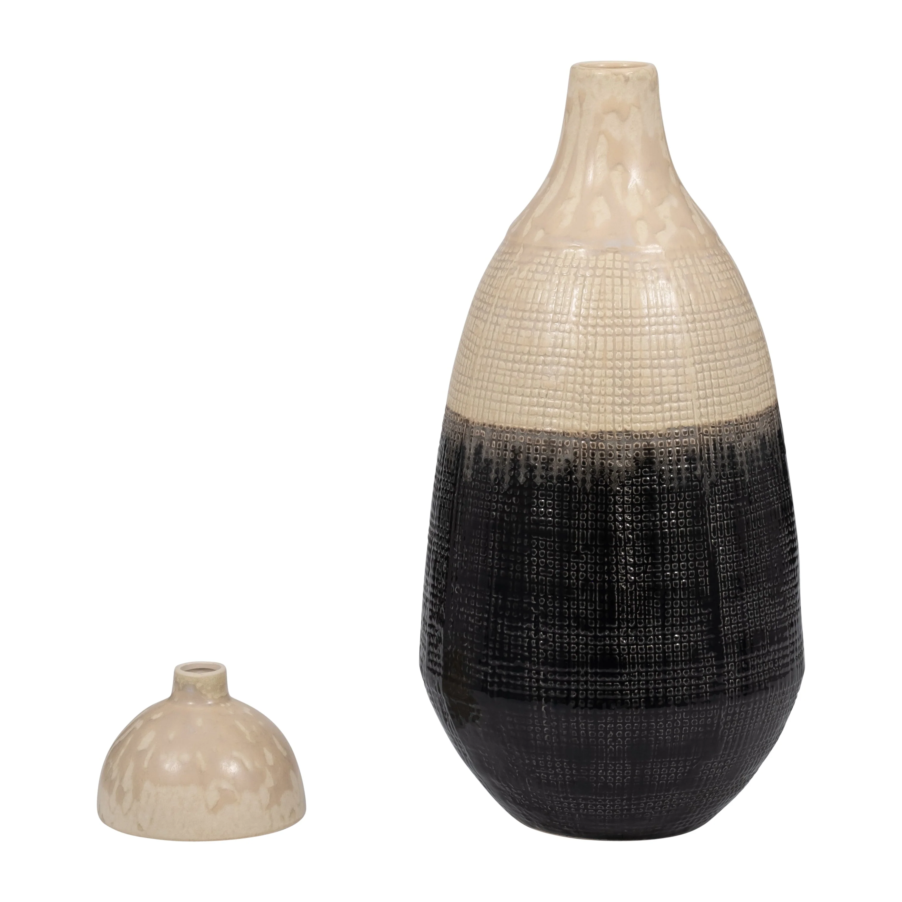 EV19866-03 ALONDRA LARGE CERAMIC VASE( Sagebrook Home ) - Image 4