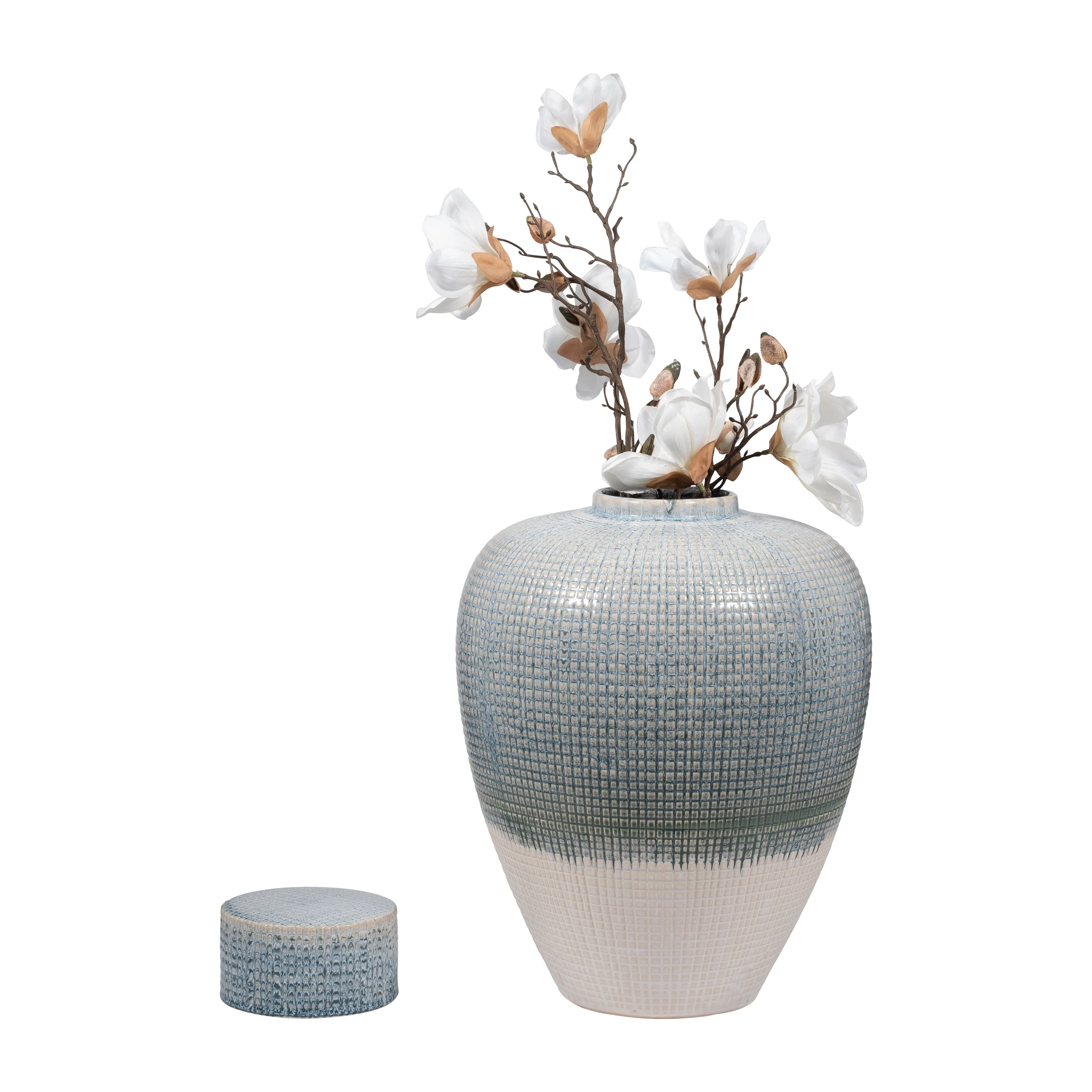 EV20052-02  TRUMAN SMALL CERAMIC VASE( Sagebrook Home  ) - Image 2