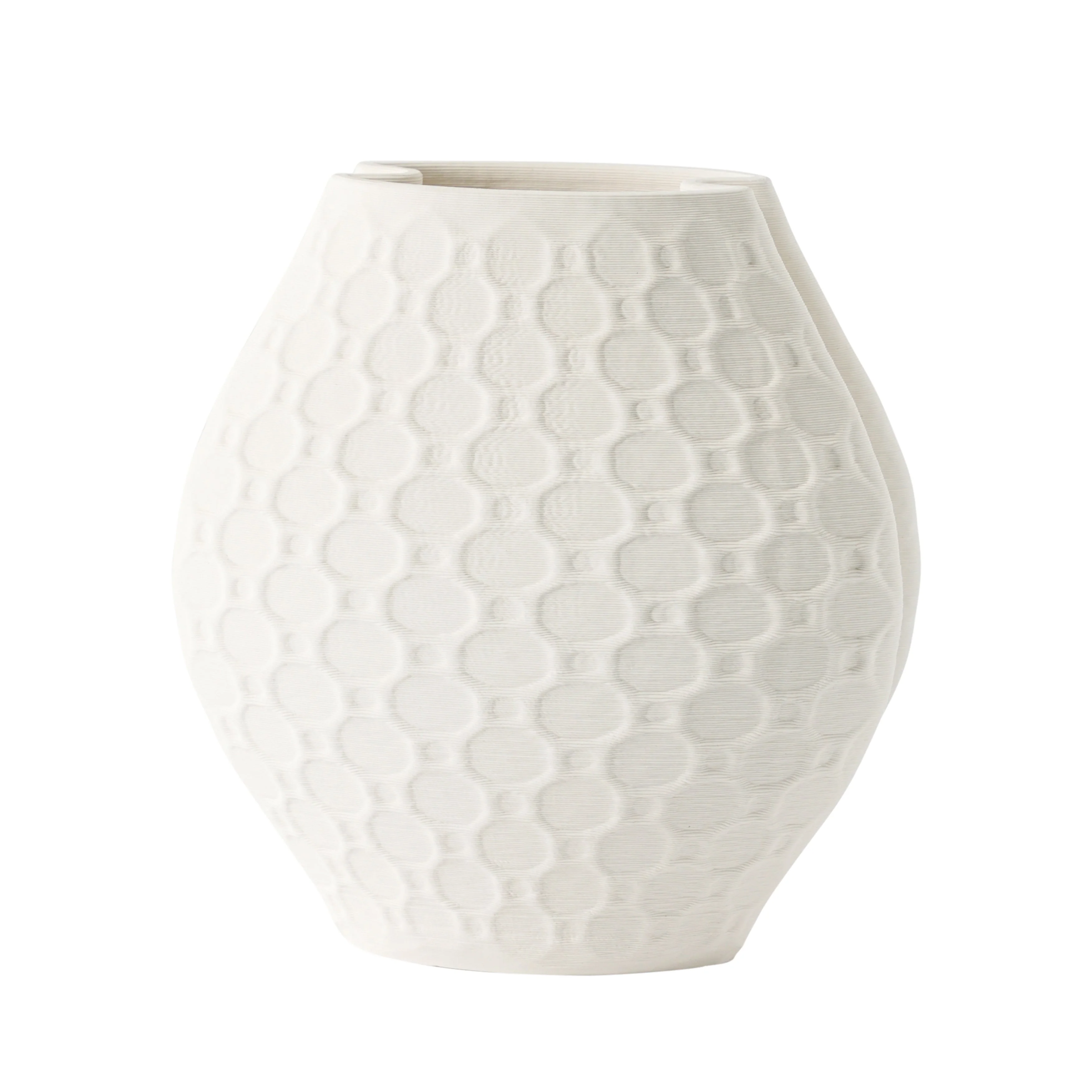 EV20082-01 11" HIDAKA SMALL VASE, IVORY( Sagebrook Home )