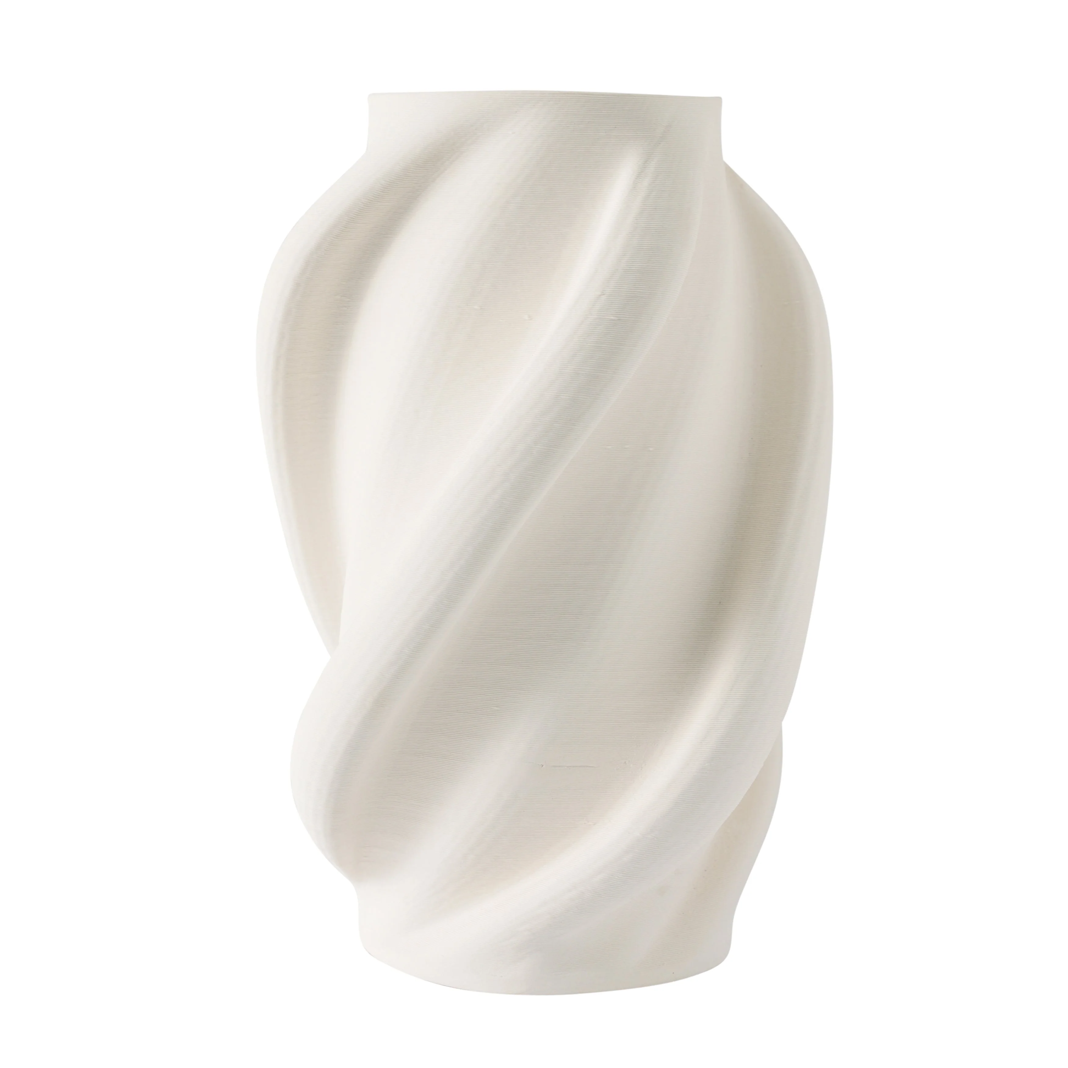 EV20095-02  15" SEYMOUR 3D PRINTED VASE, APPLE CINNAMON( Sagebrook Home  )