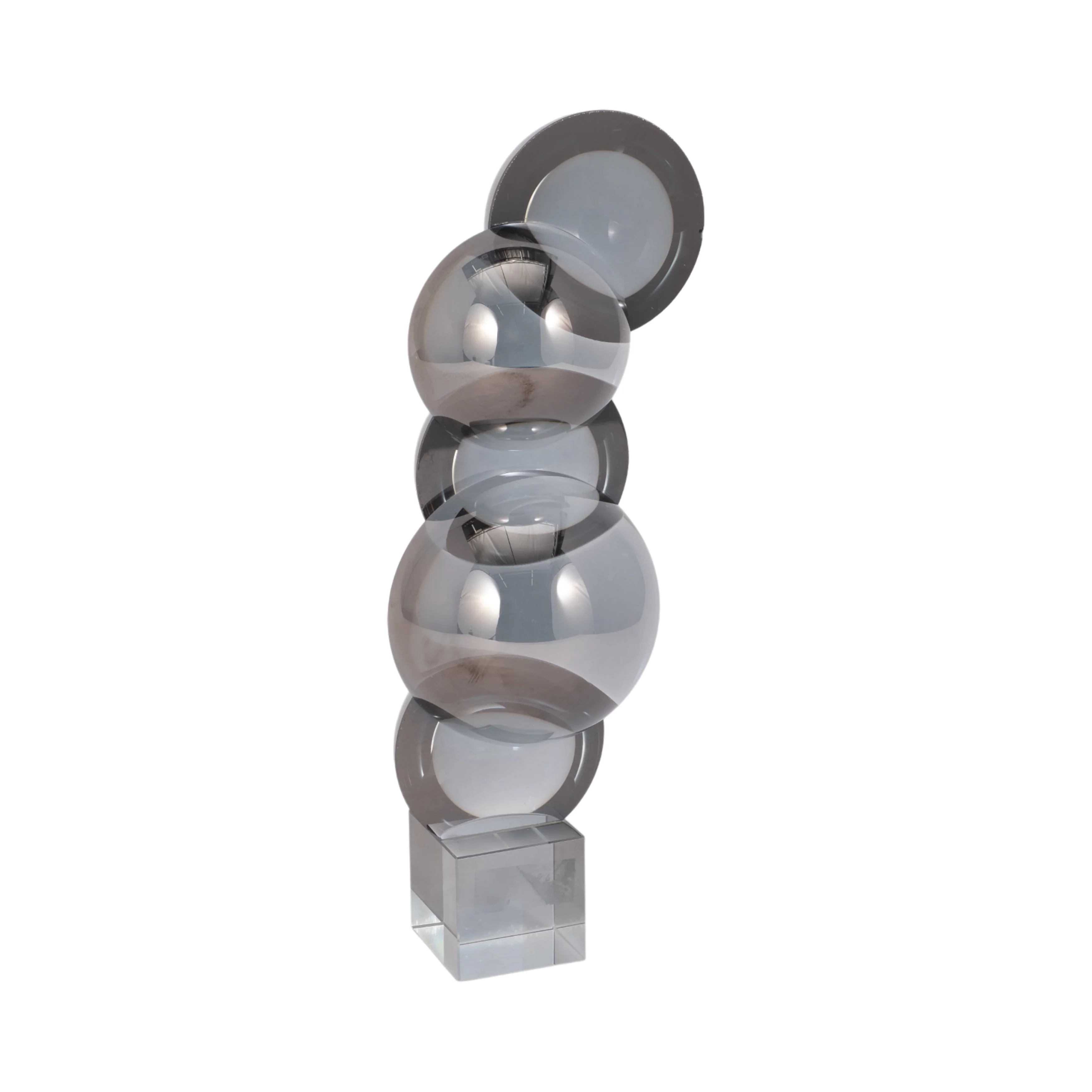 EV20135-01 22" SASONA SILVER TWISTED ACCENT TABLE( Sagebrook Home ) - Image 2