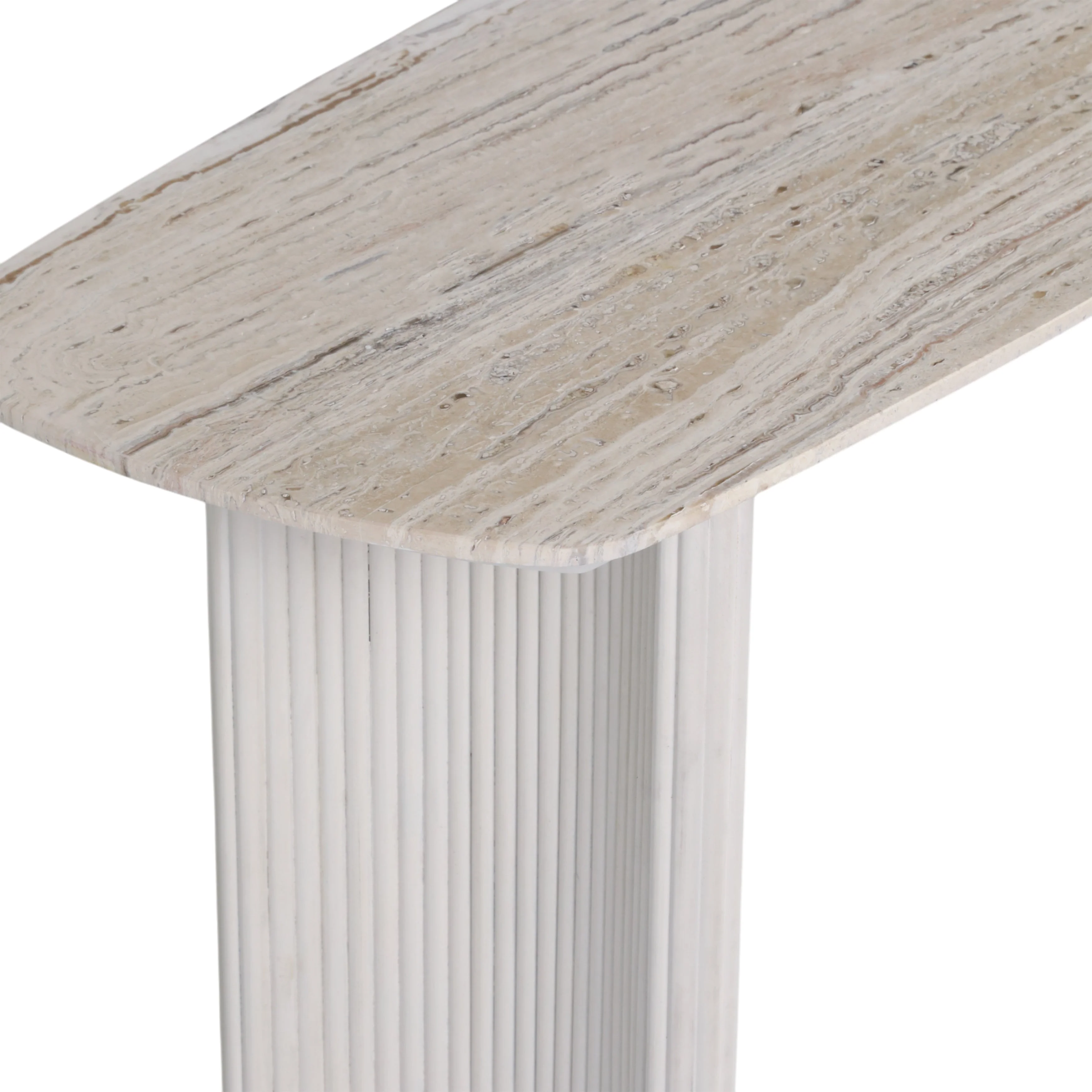 EV21206-03 |60"catalina Travertine&fluted Wood Console Tble/kd - Image 10
