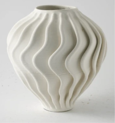 EV22021-02AR| HIGH TEMPERATURE 3D PRINTING PORCELAIN DECORATIVE VASES