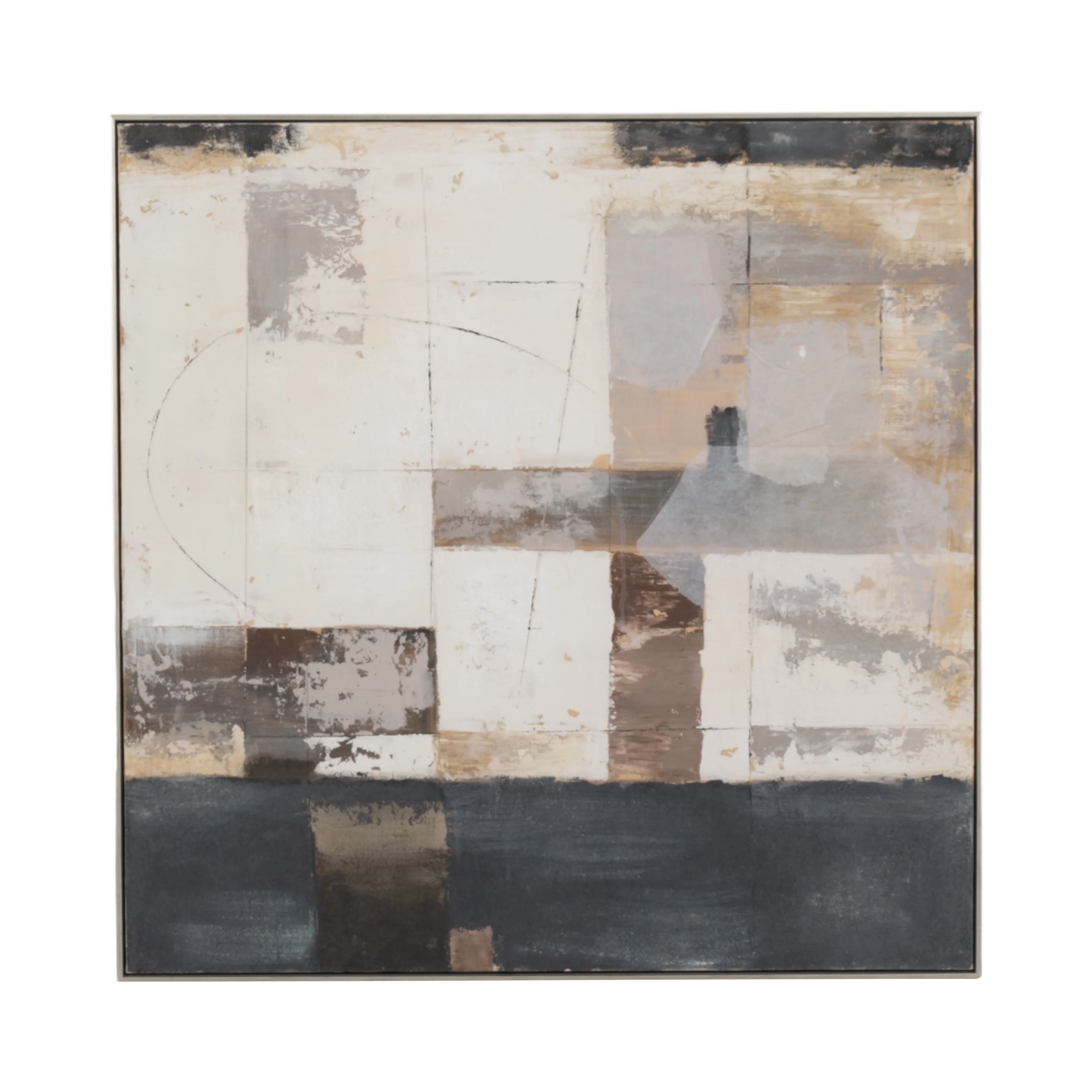 EV70309 17"MAVERICK SMALL METAL & SANDSTONE HURRICANE, BLA( Sagebrook Home ) - Image 5