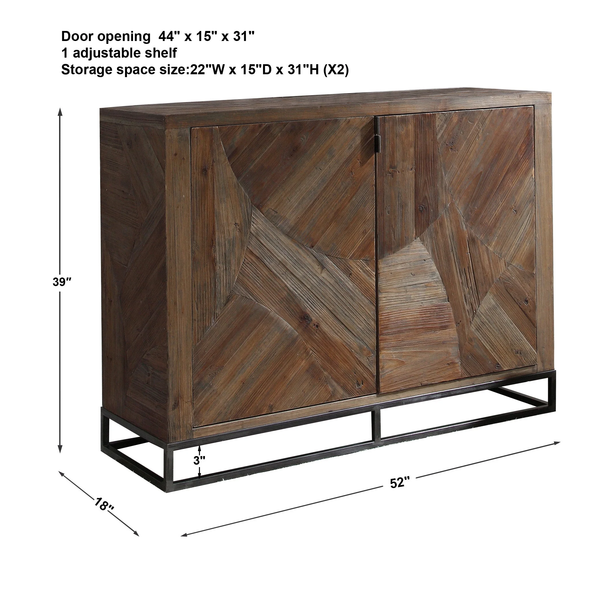 Evros 2 Door Cabinet - Image 5