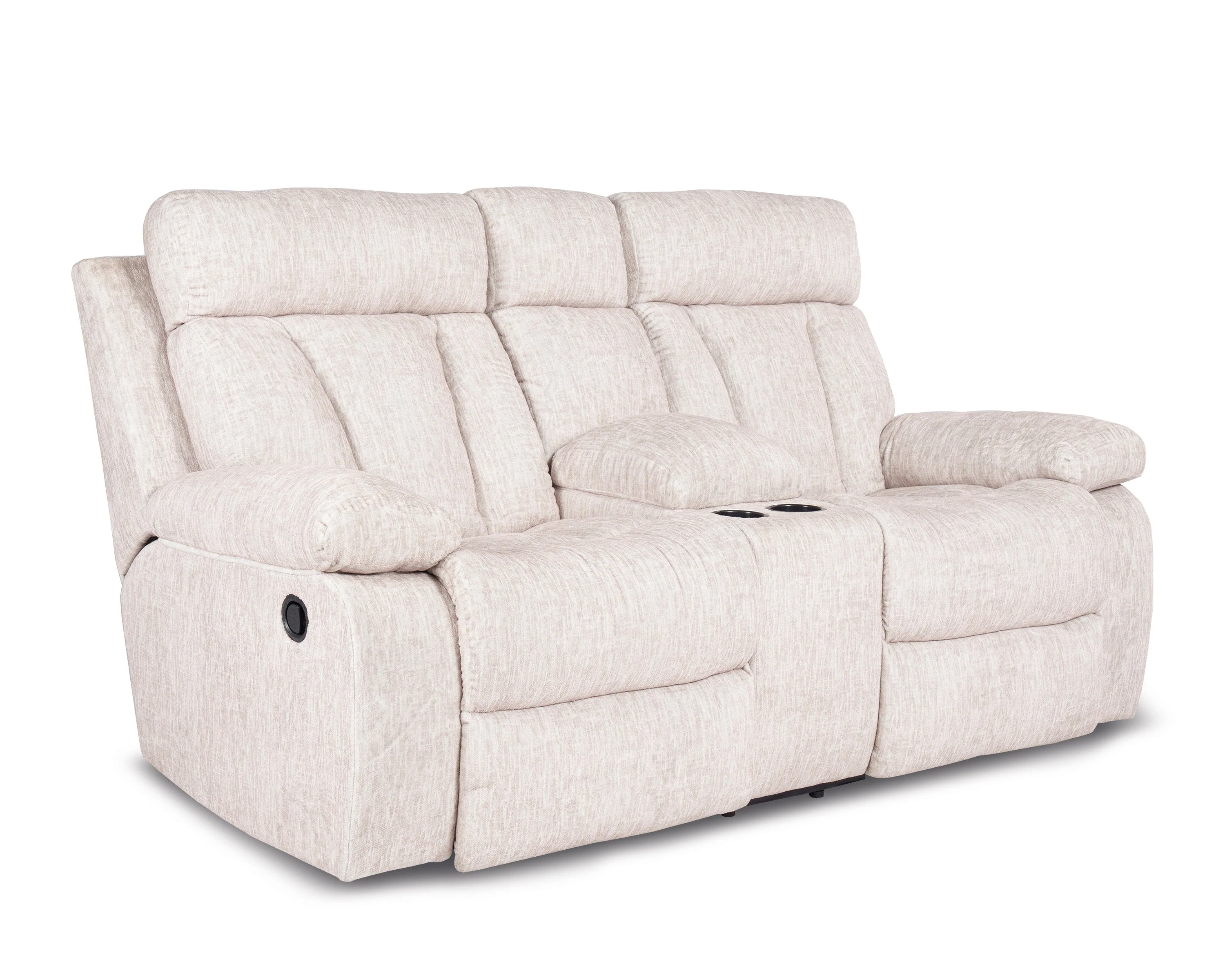 Feesler DBL Reclining Loveseat w/Console|Ashley Homestore
