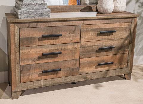Finaria Six Drawer Dresser - Image 3