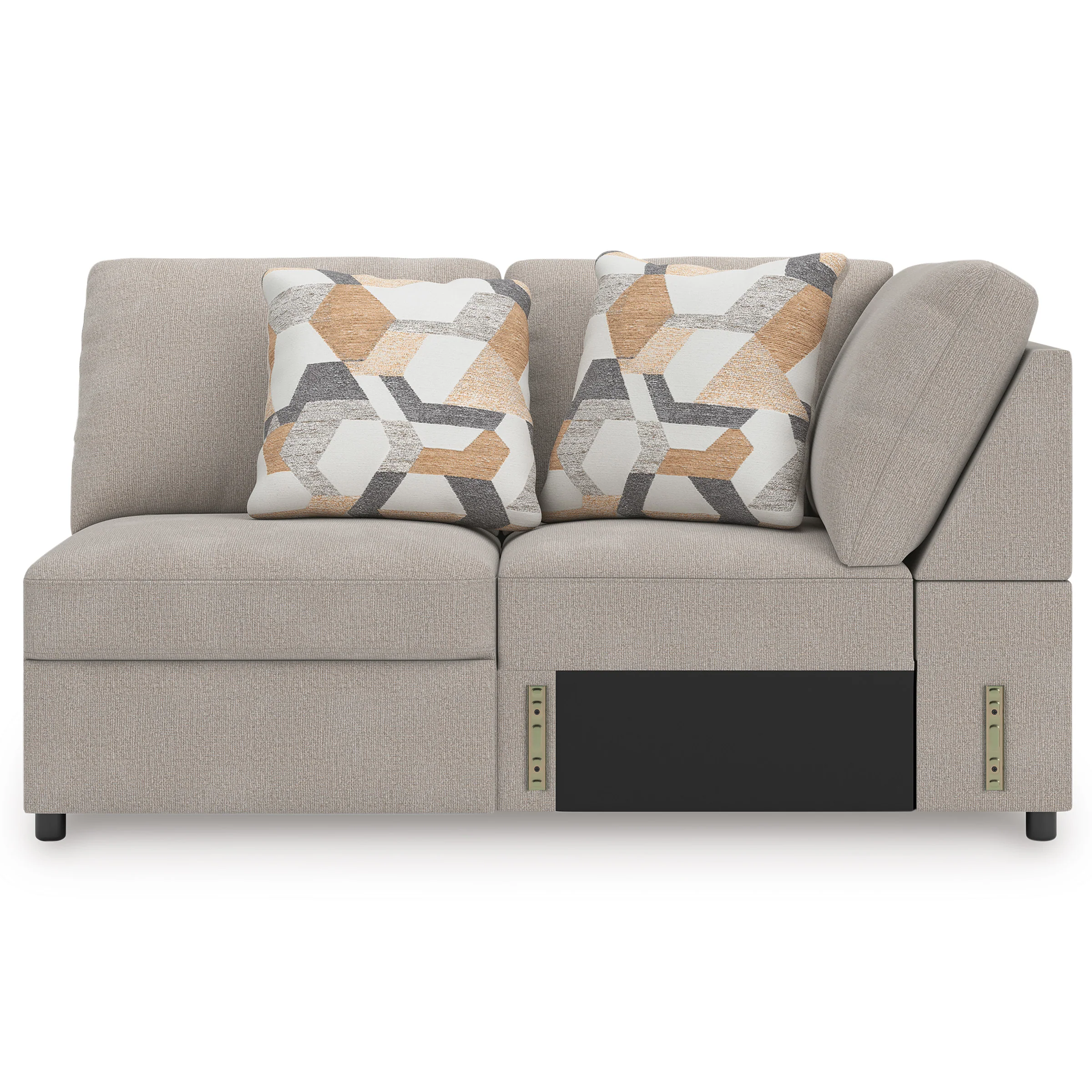 Flaglere Armless Loveseat with Wedge|Ashley Homestore