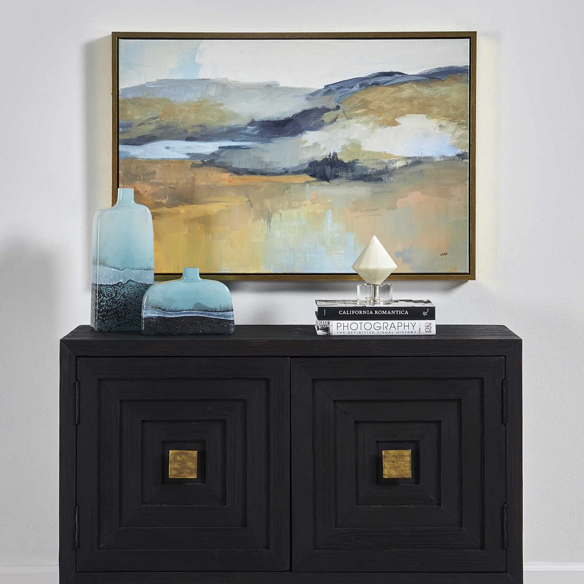 Folded Hills Framed Canvas - Image 2