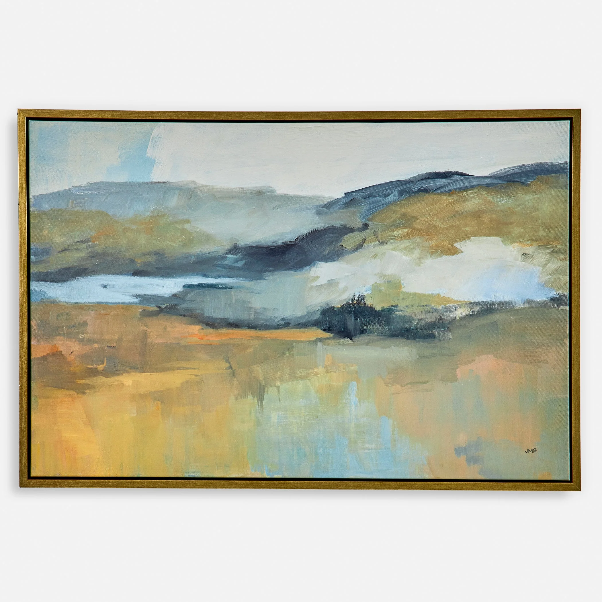 Folded Hills Framed Canvas - Image 4