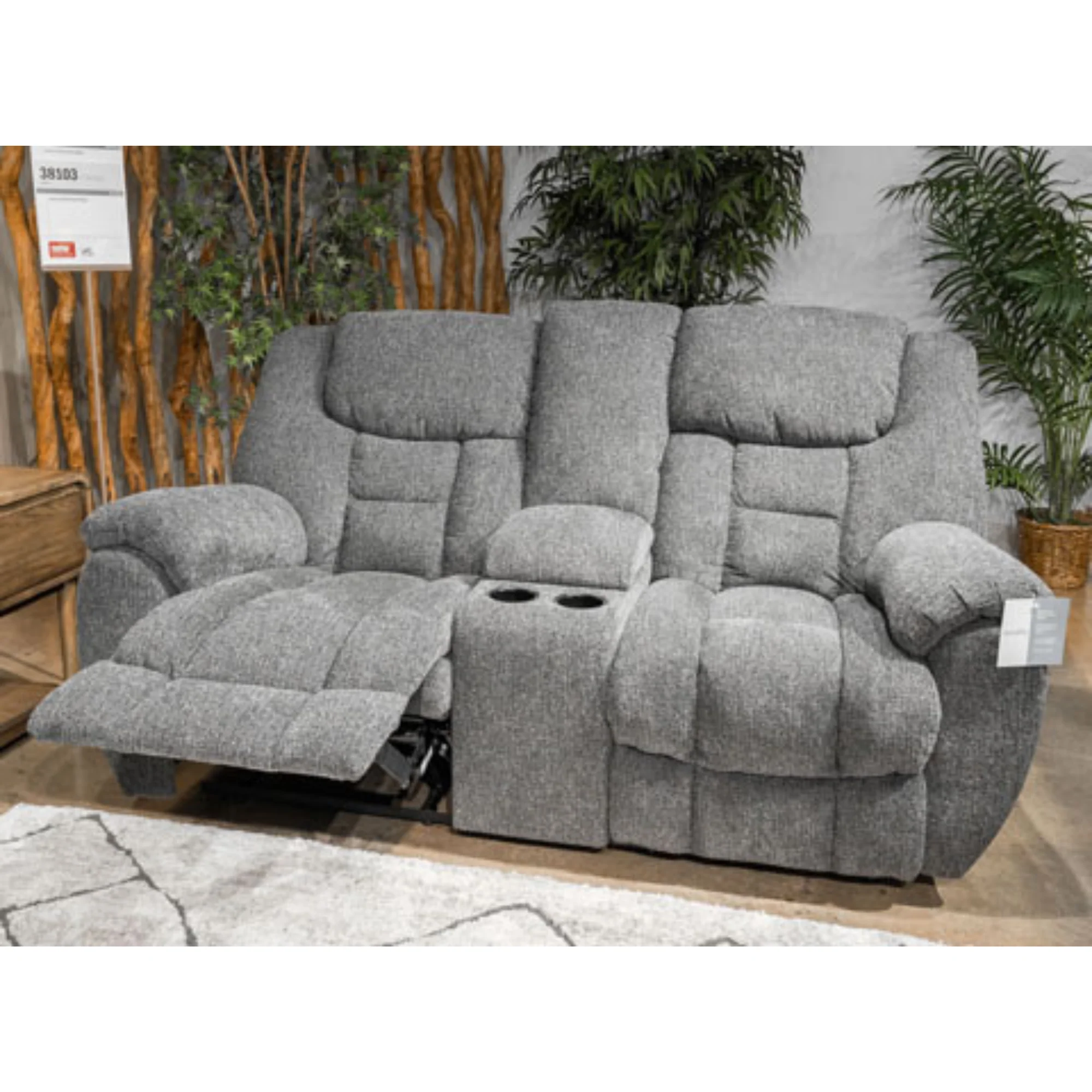 Foreside Reclining Loveseat with Console - Image 4