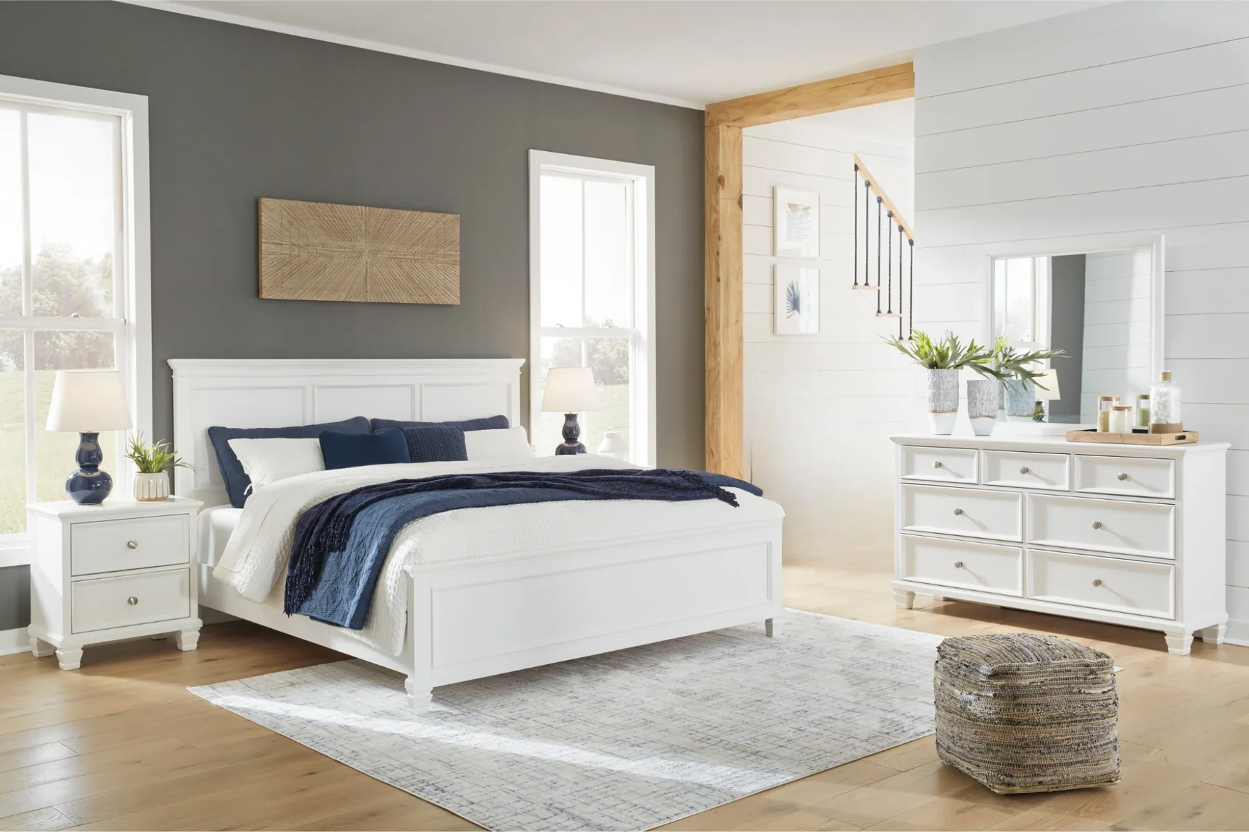 Fortman king bedroom set with chest
