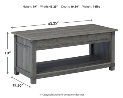 Freedan Lift-Top Coffee Table - Image 4