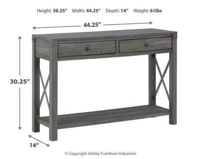 Freedan Sofa/Console Table - Image 4