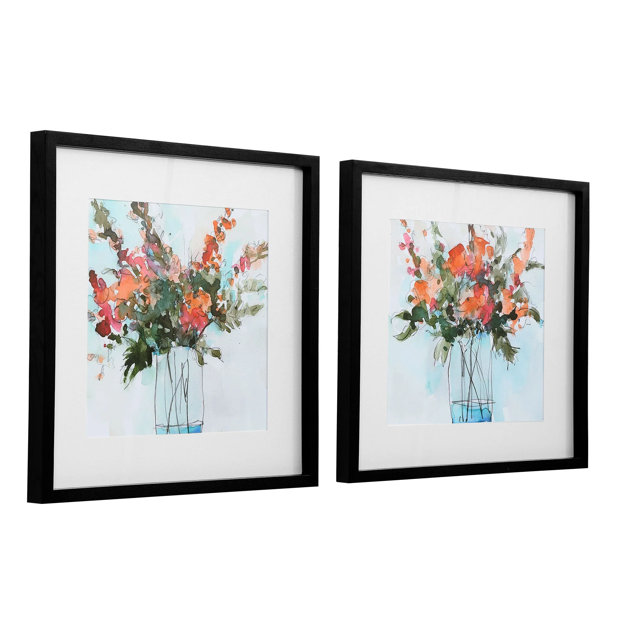 Fresh Flowers Framed Prints, S/2 - Image 6