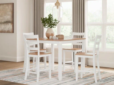 Gesthaven Counter Height Dining Table and 4 Barstools (Set of 5) - Image 2
