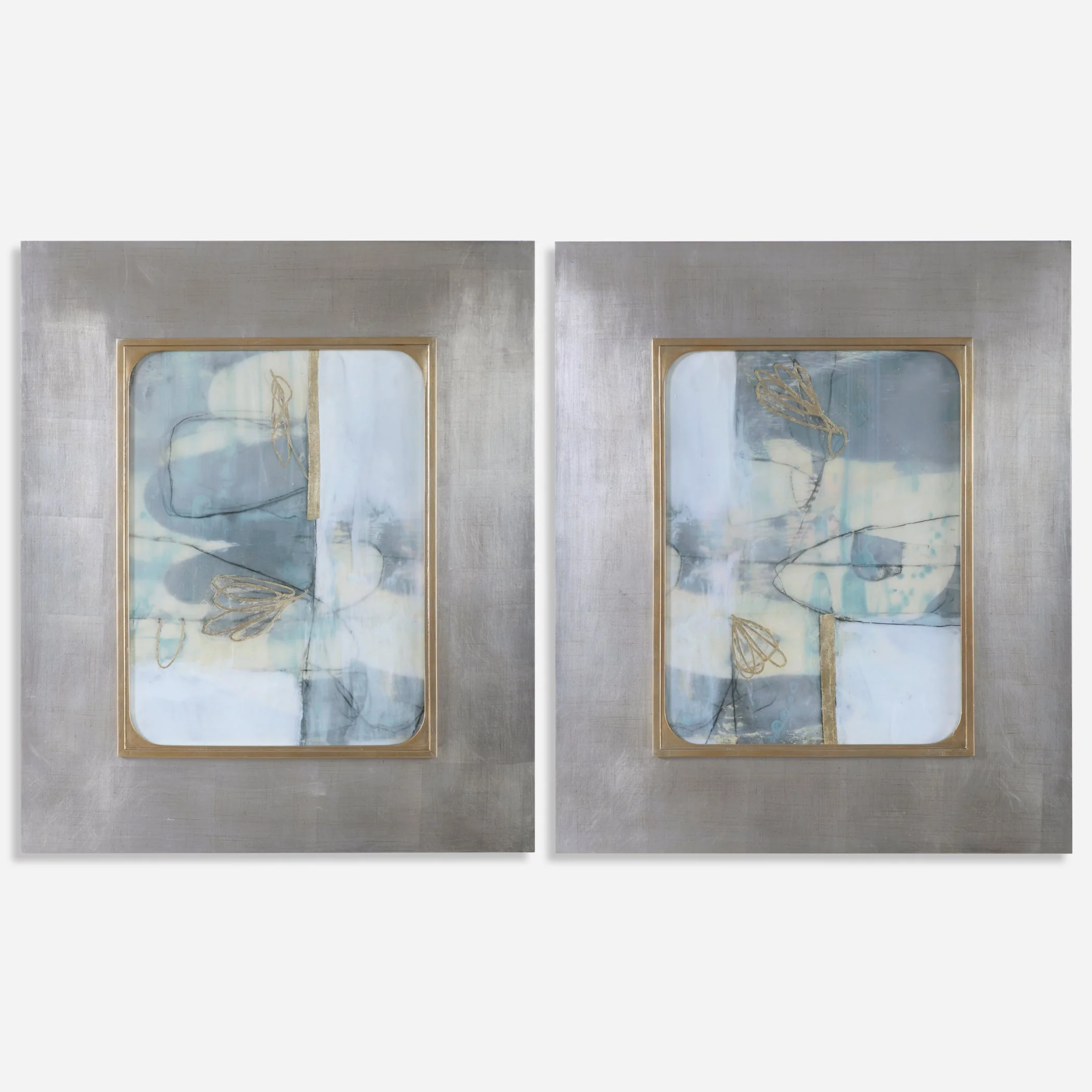 Gilded Whimsy Framed Prints, S/2 - Image 3
