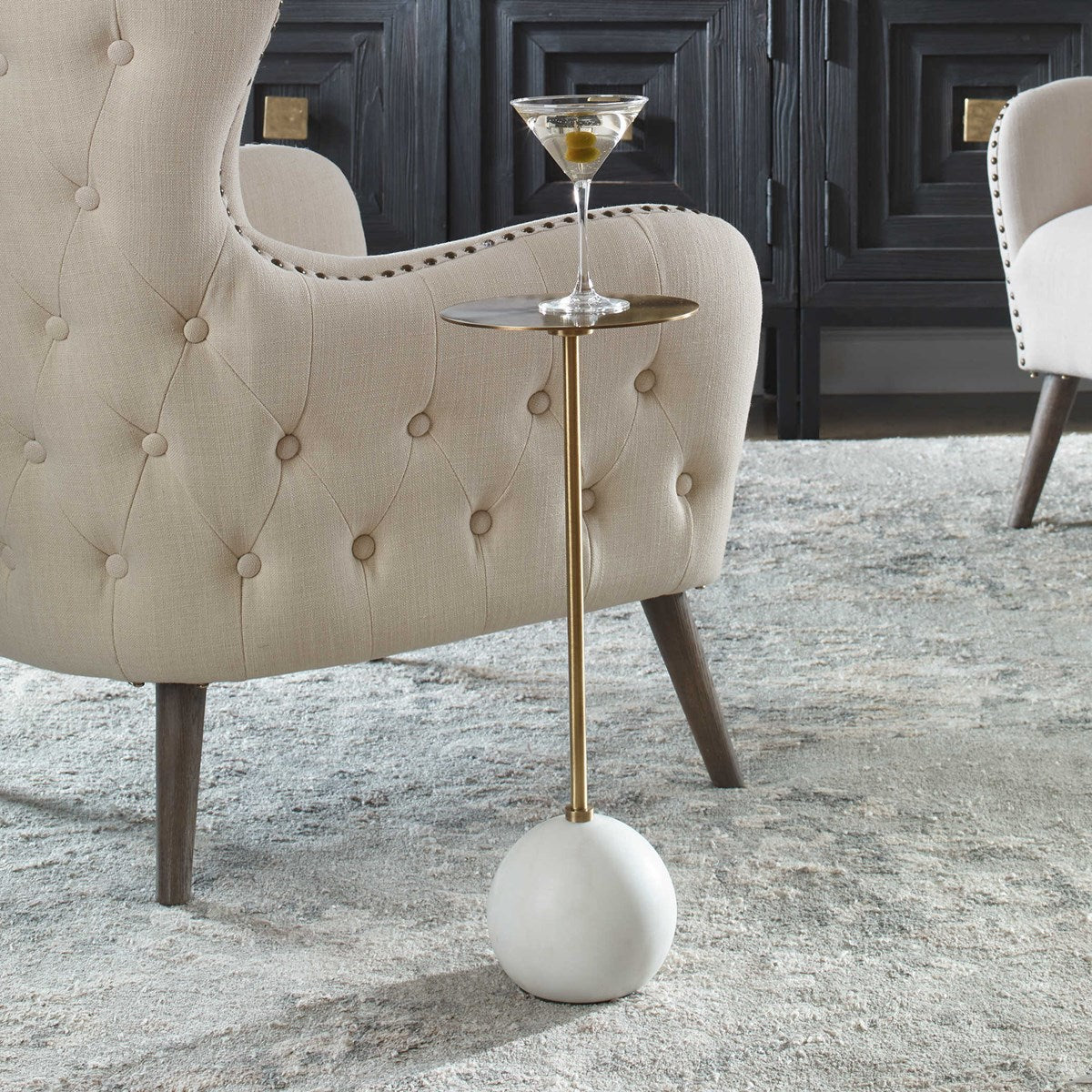 Gimlet Drink Table, White - Image 2