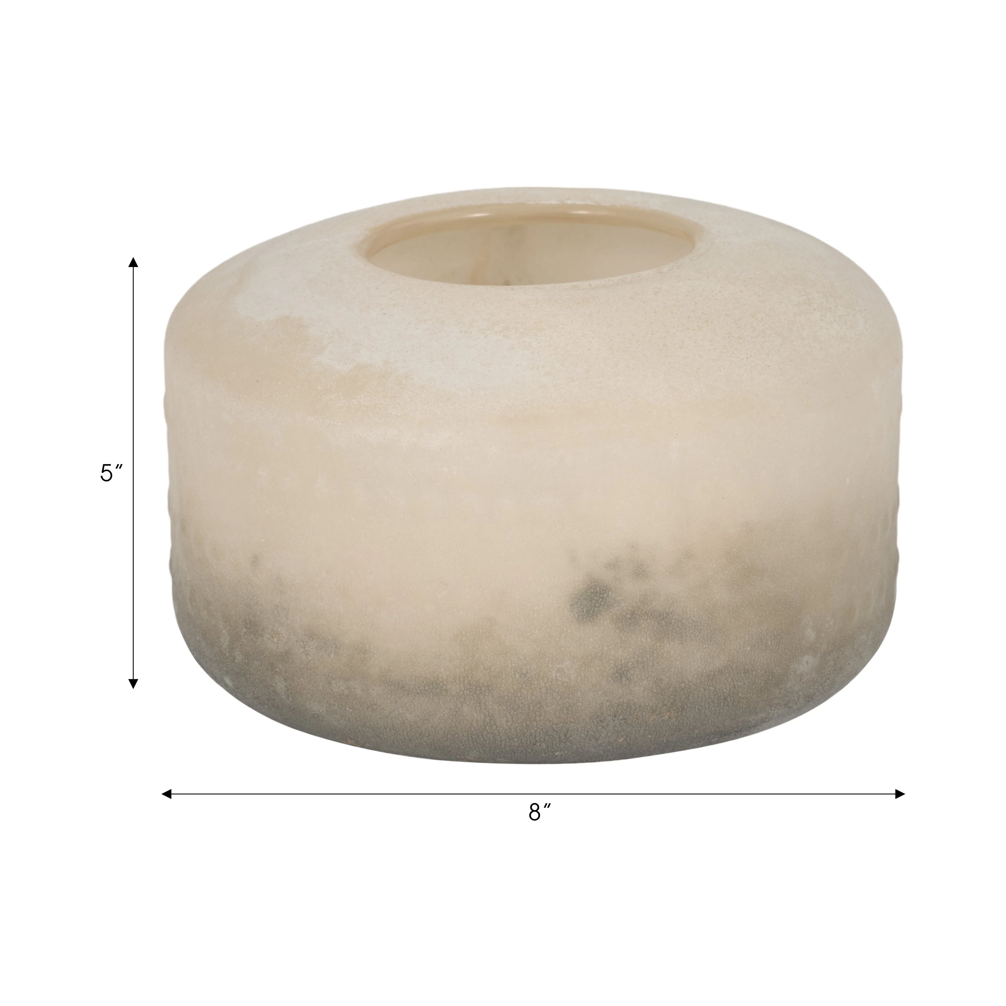 Glass 8" Textured 2-tone Vase, - Image 24