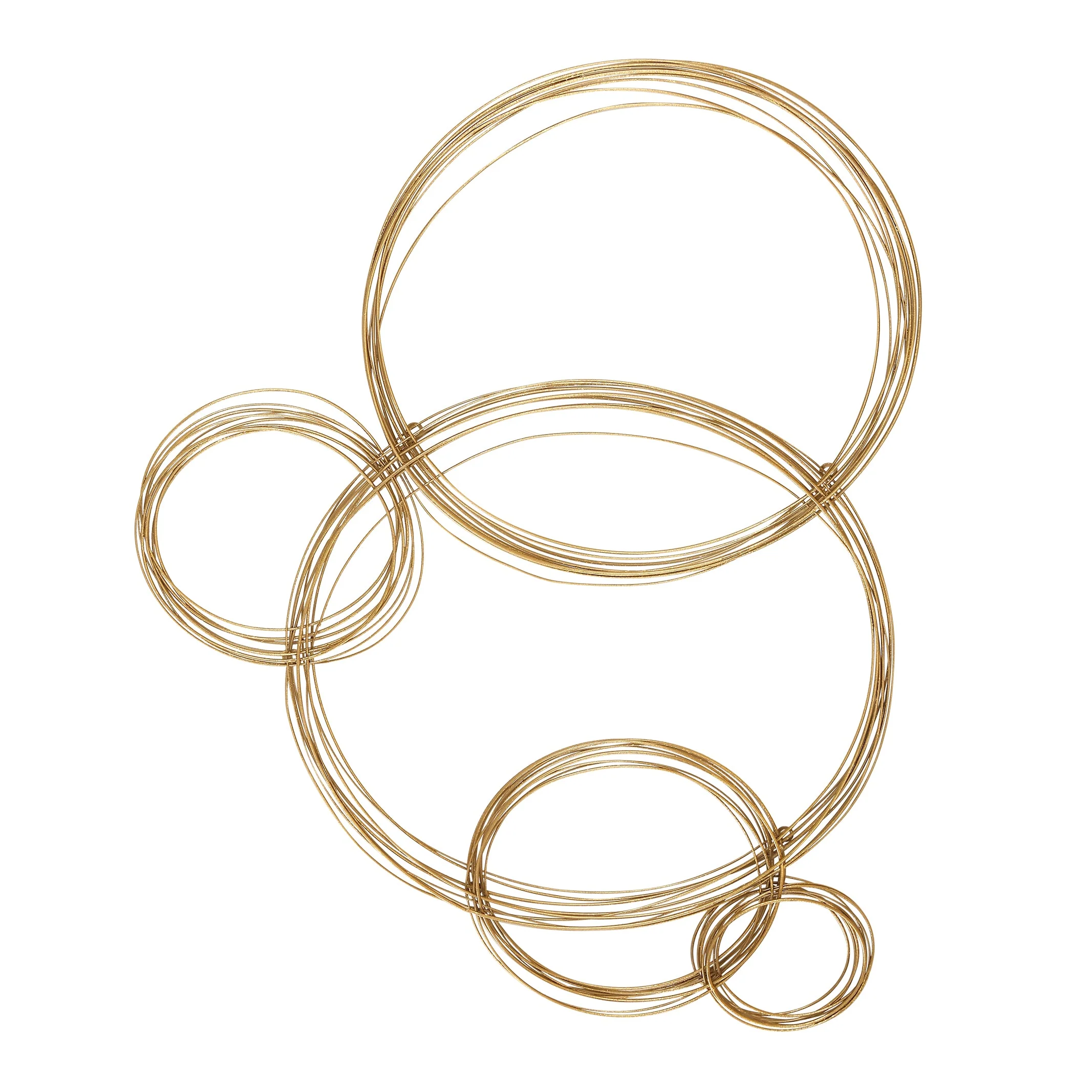 Golden Bubbles Metal Wall Decor - Image 5