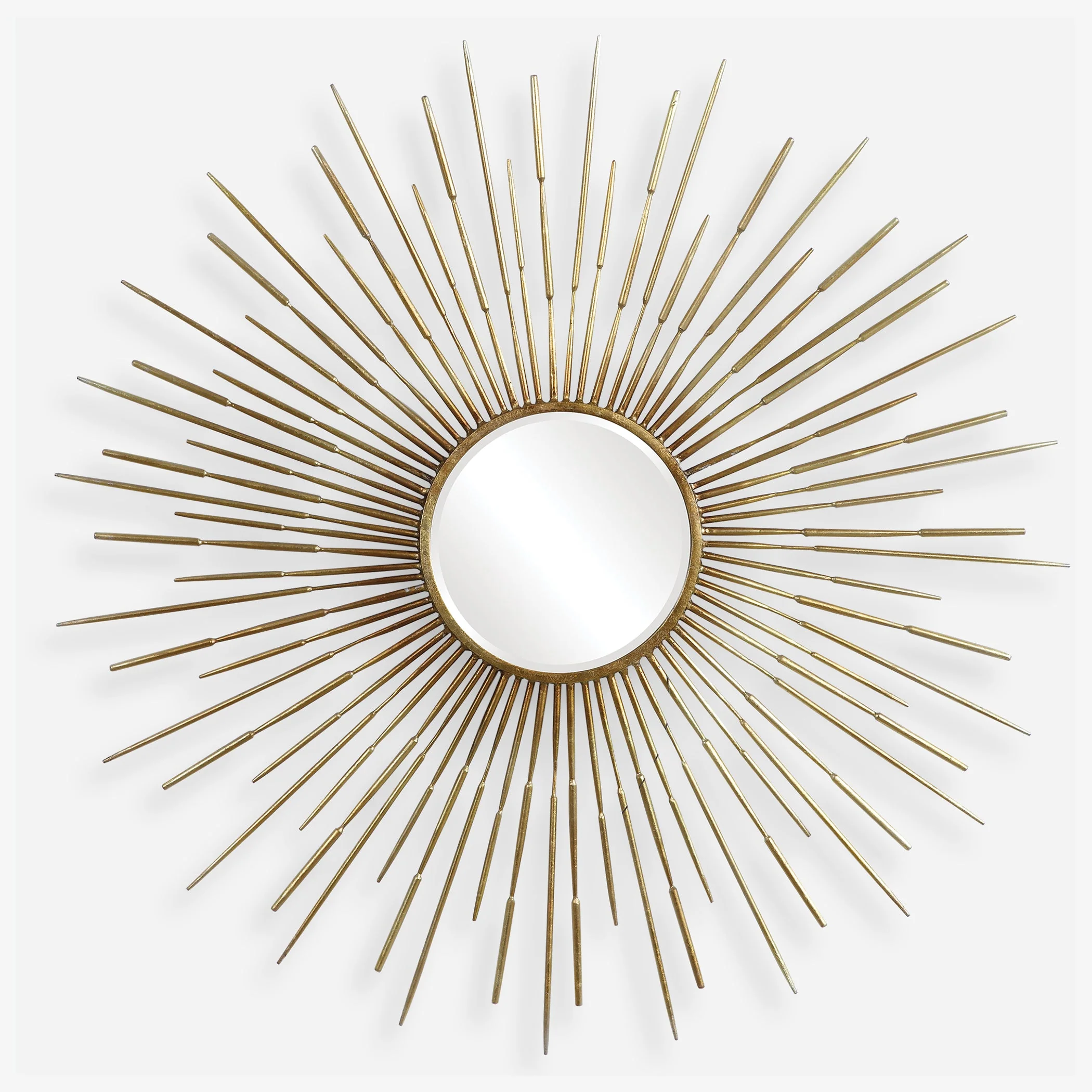 Golden Rays Round Mirror - Image 2