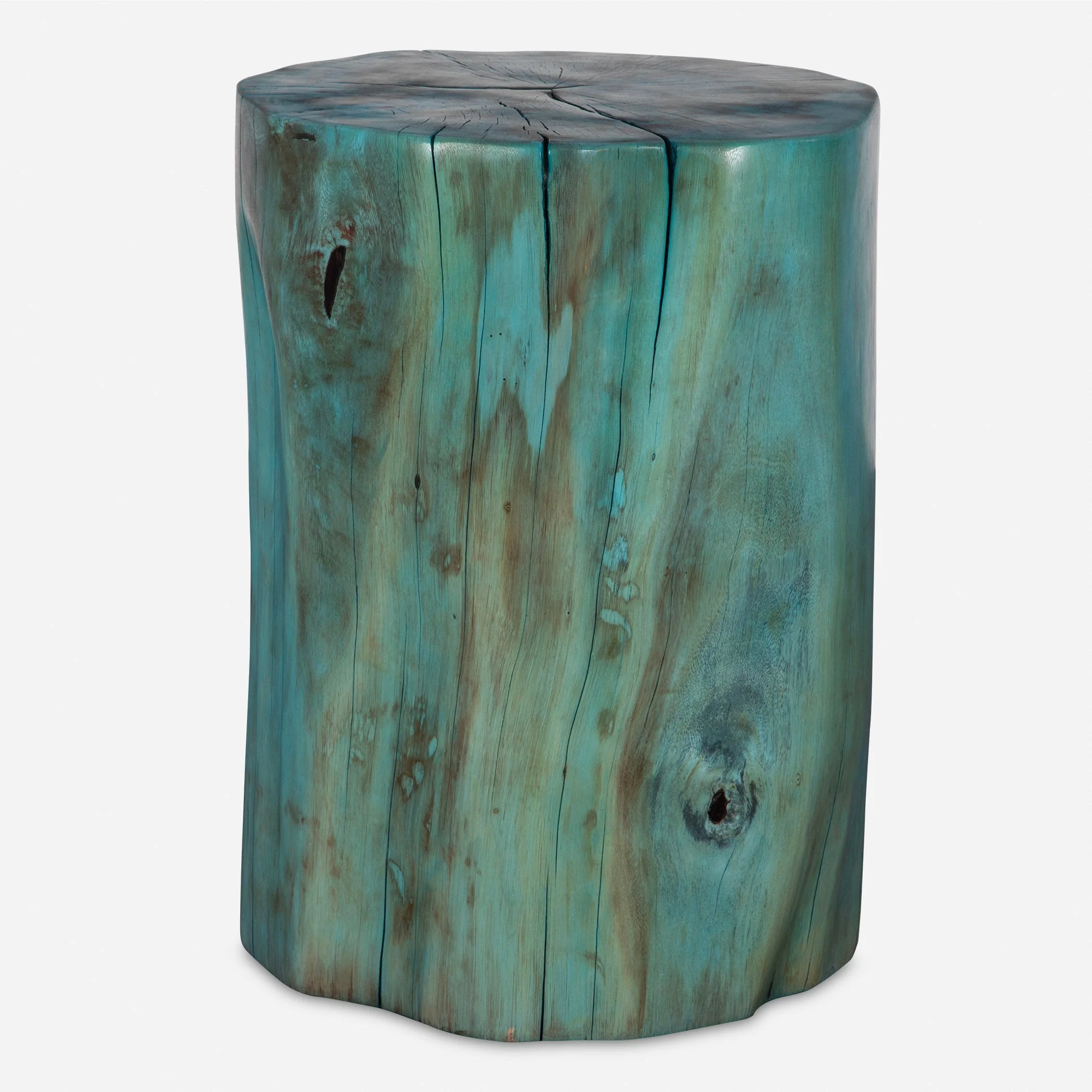 Habitat Accent Stool, Blue - Image 3