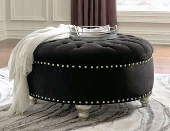 Harriotte Oversized Accent Ottoman - Image 4