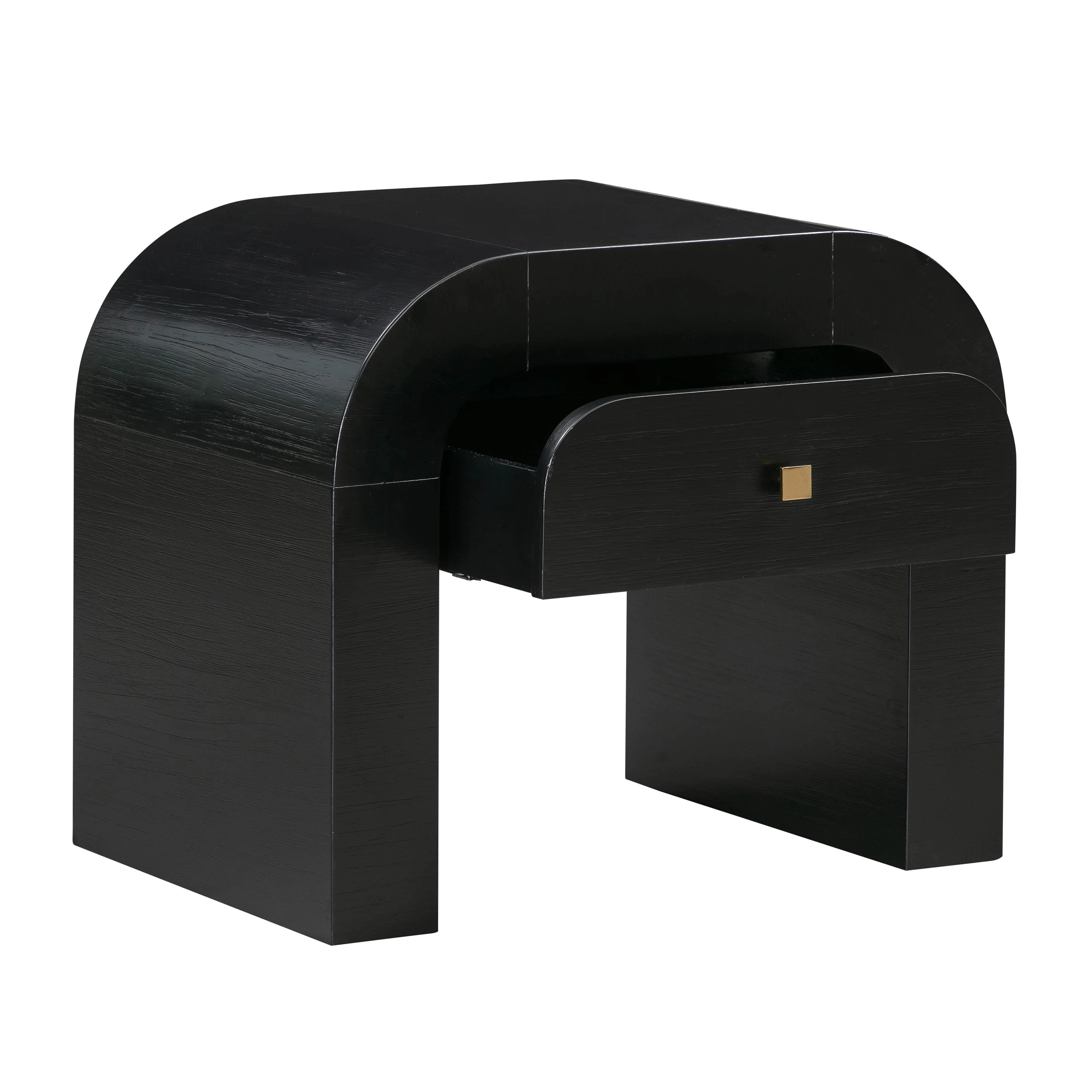 Hump Black Nightstand - Image 9