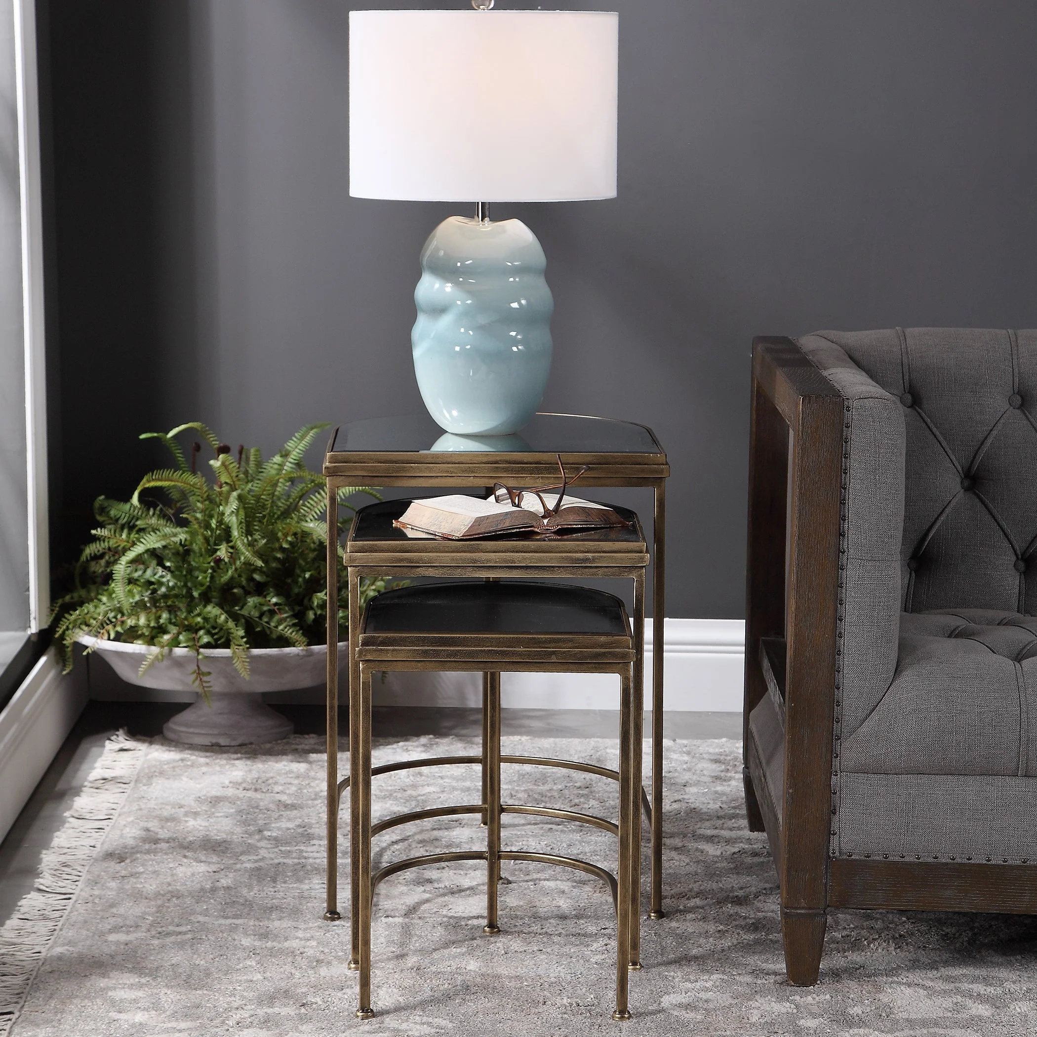 India Nesting Tables, S/3 - Image 4