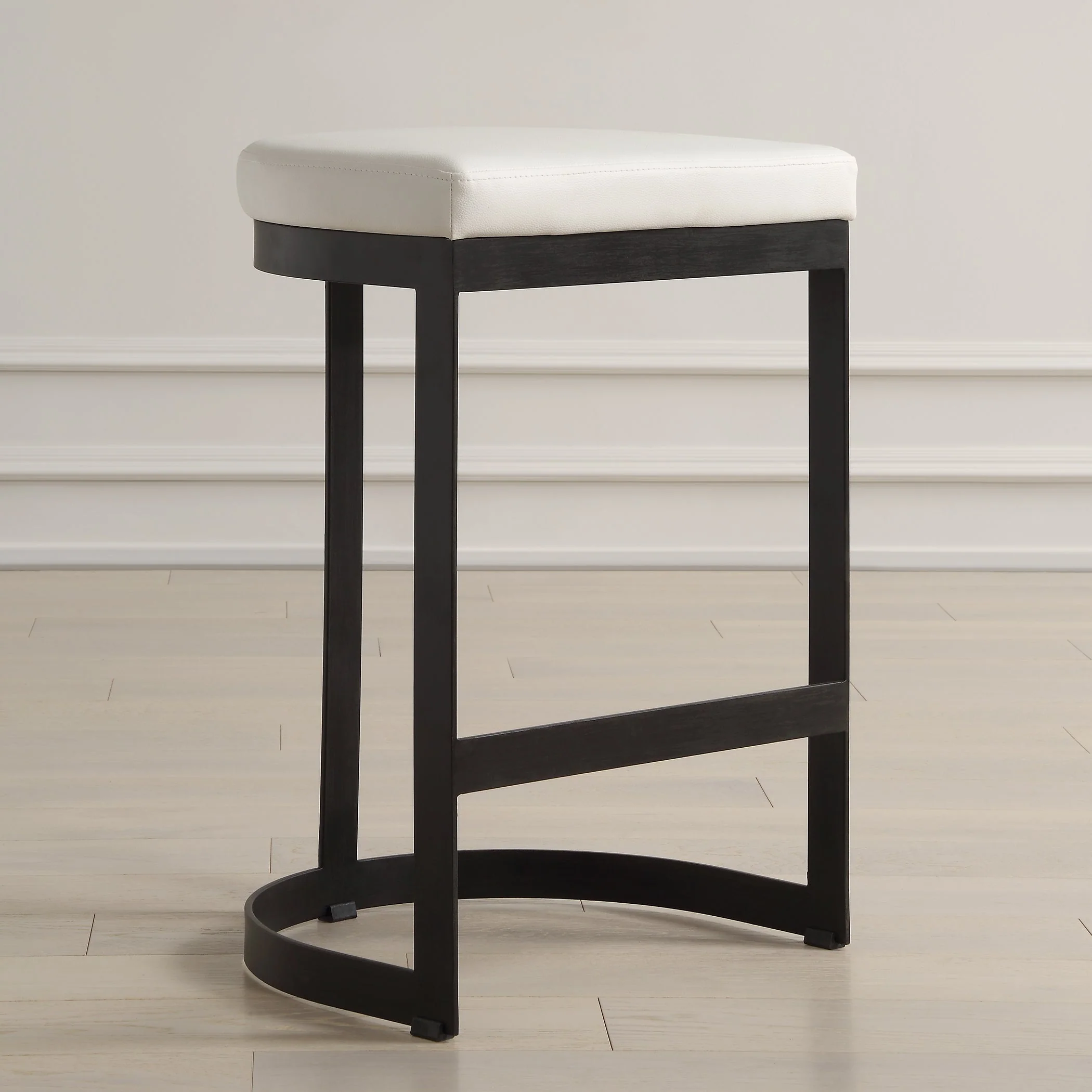 Ivanna White Counter Stool - Image 2